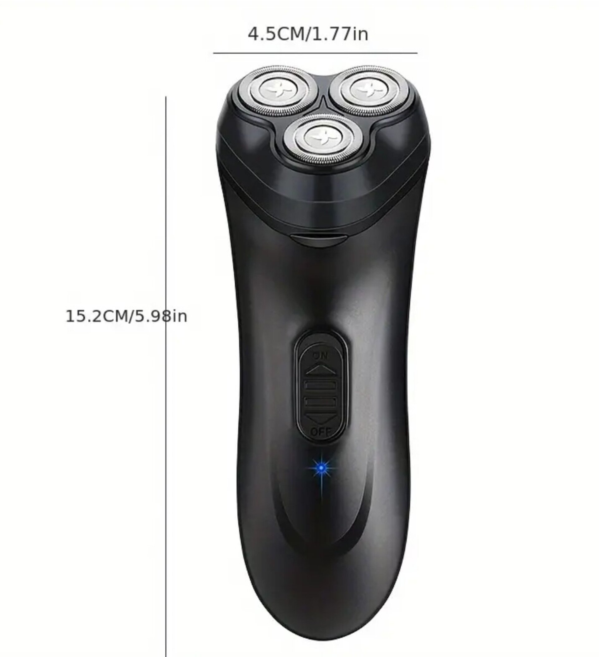 Afeitadora Eléctrica Azul 3 Cabezales - 6