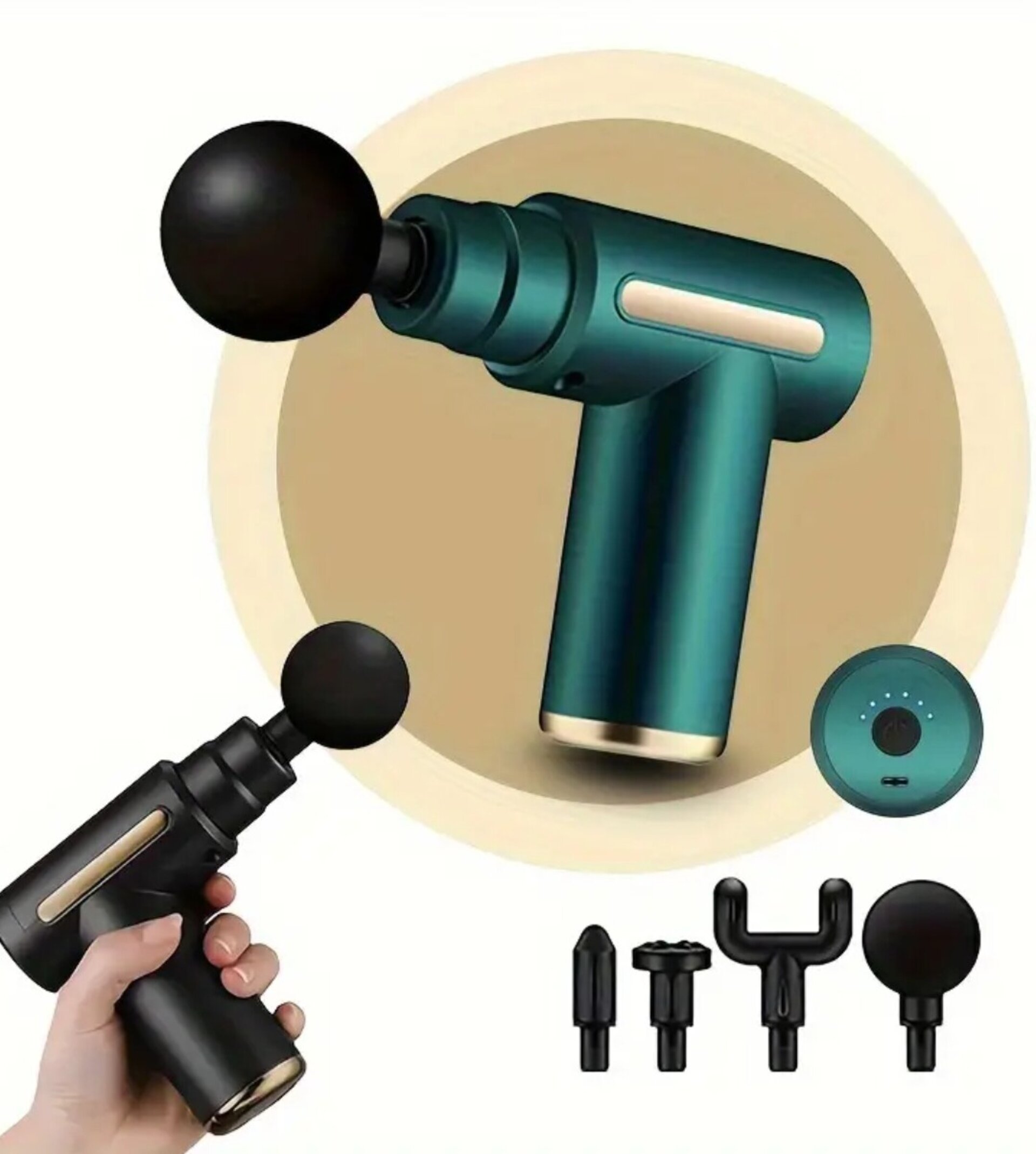 Masajeador Inalámbrico Verde - 5