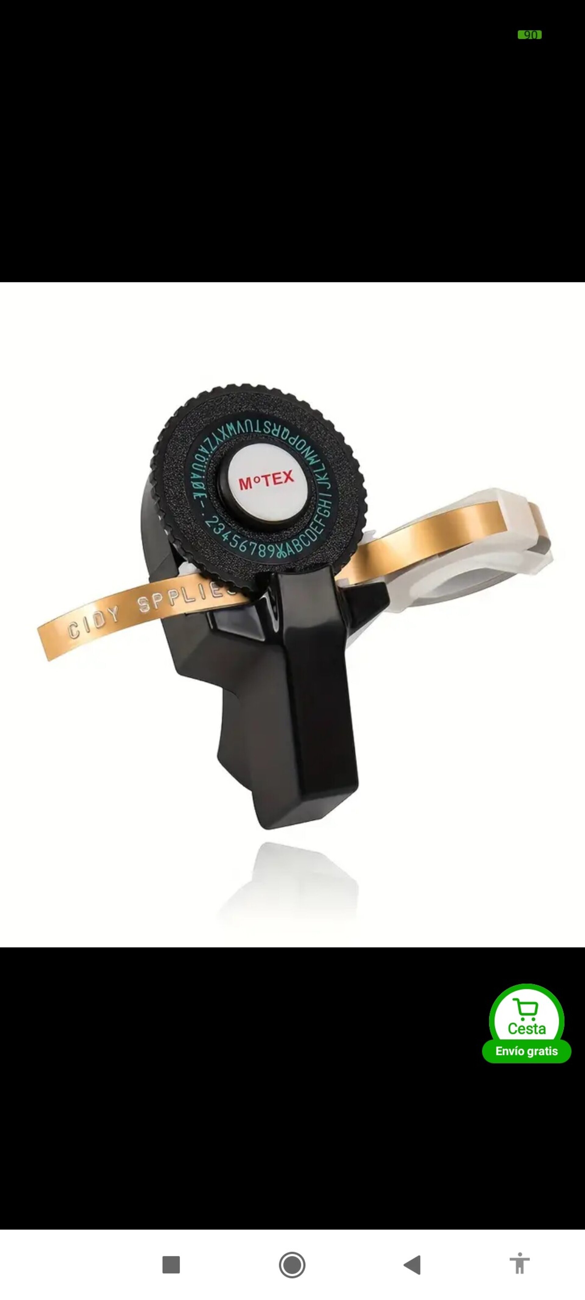 Maquina De Relieve 3D Negra - 4