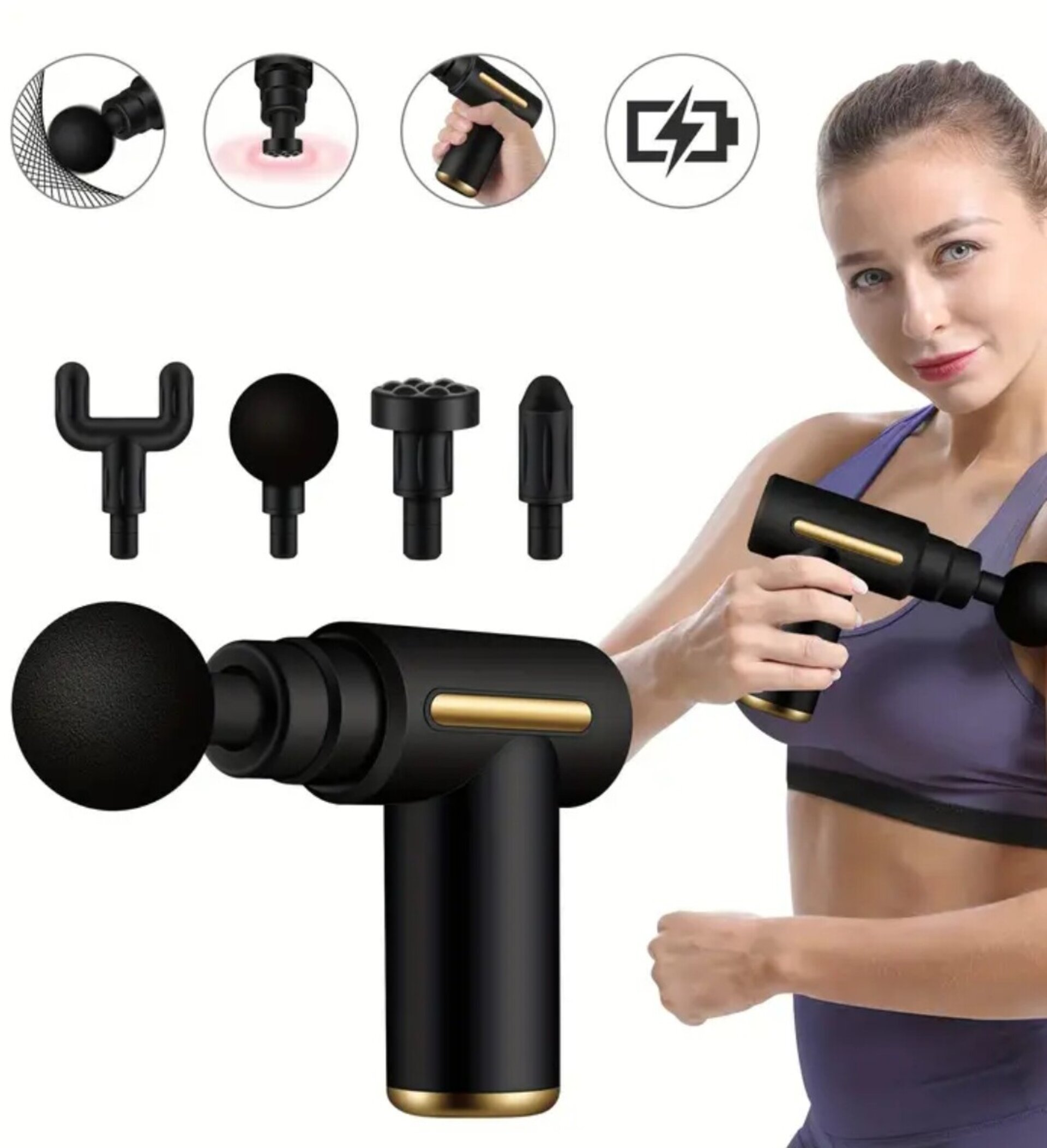 Masajeador Inalámbrico Verde - 8