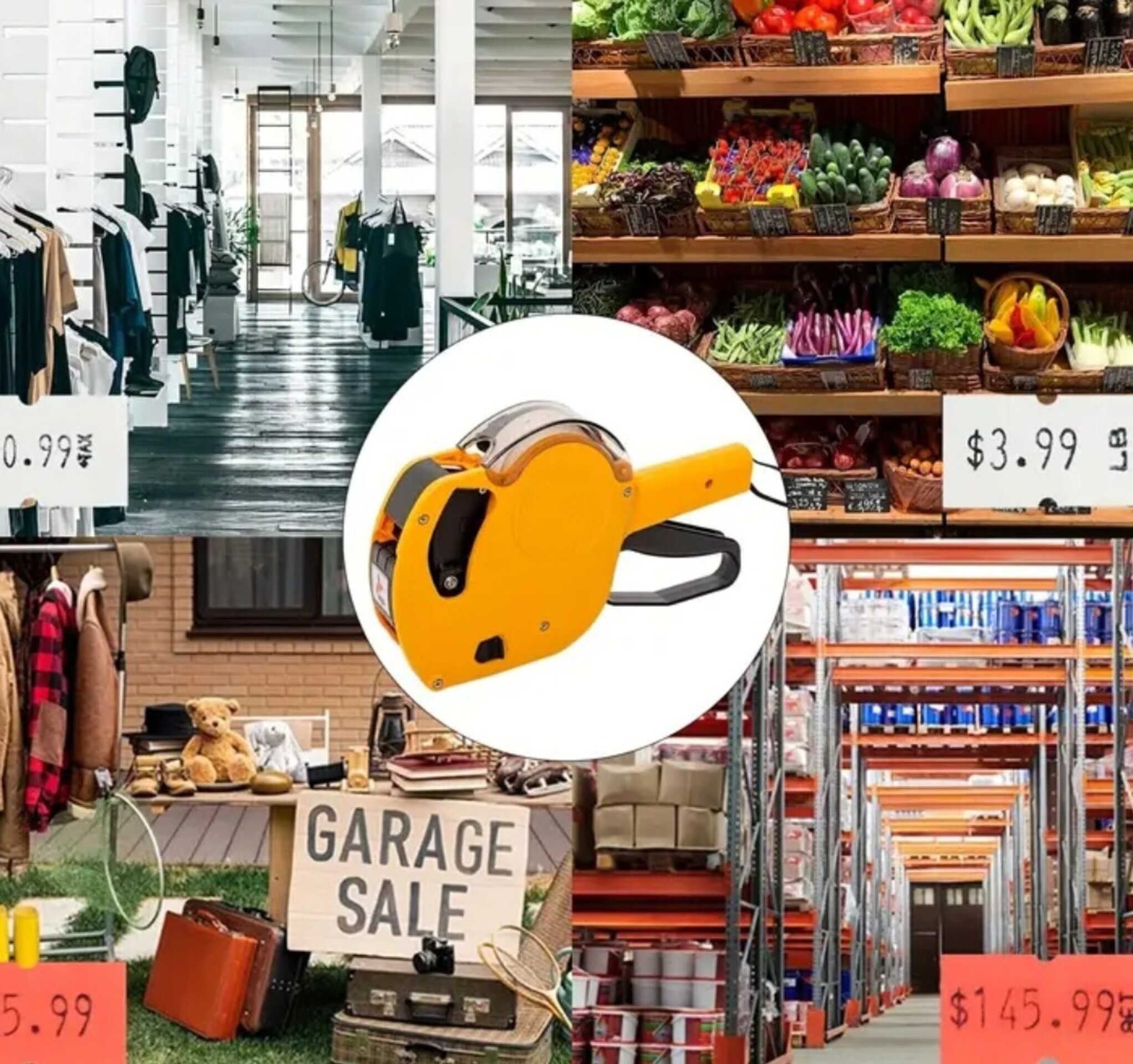 Maquina De Etiquetas Amarilla - 9