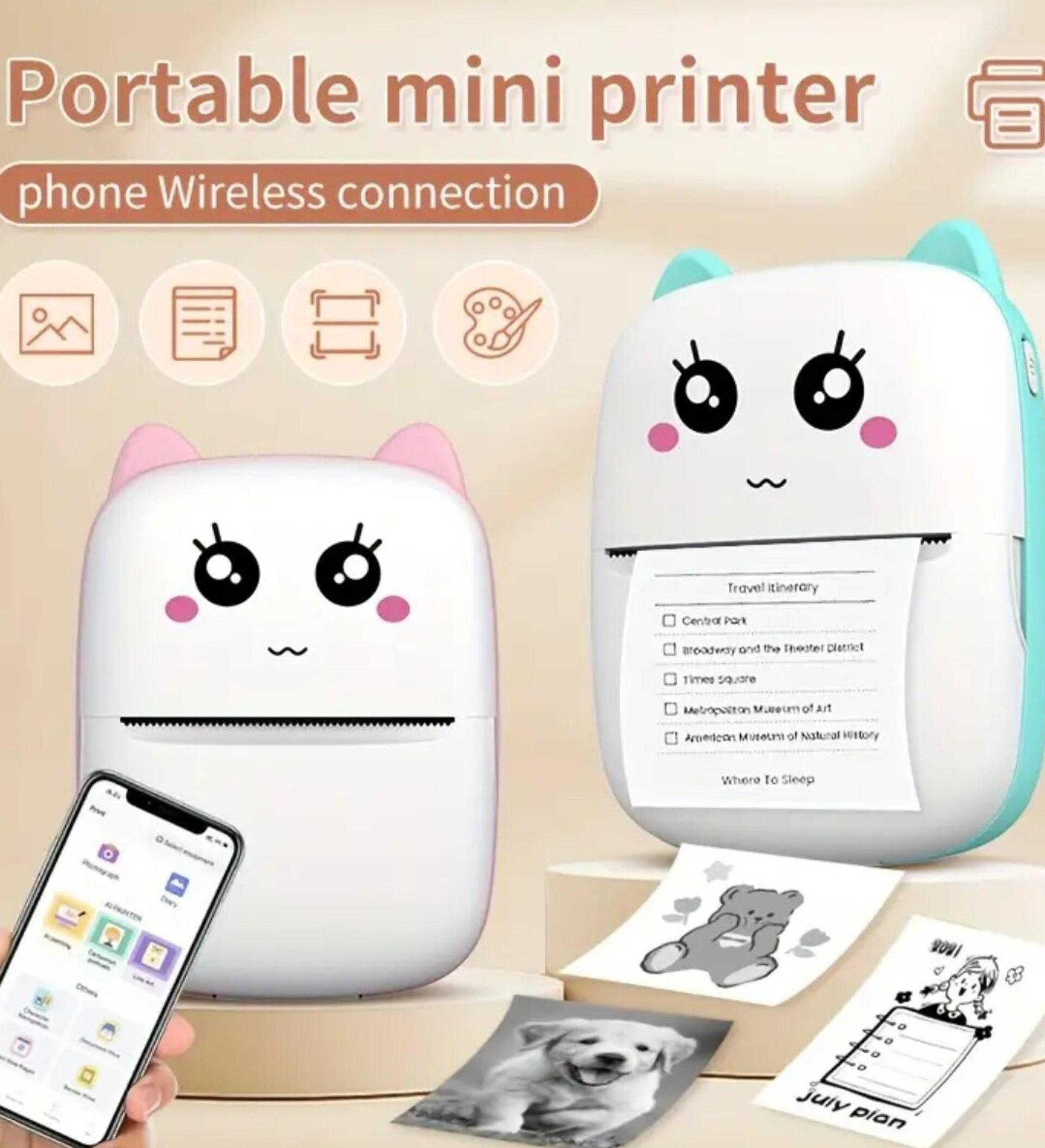 Impresora Termica Oreja Azul - 5