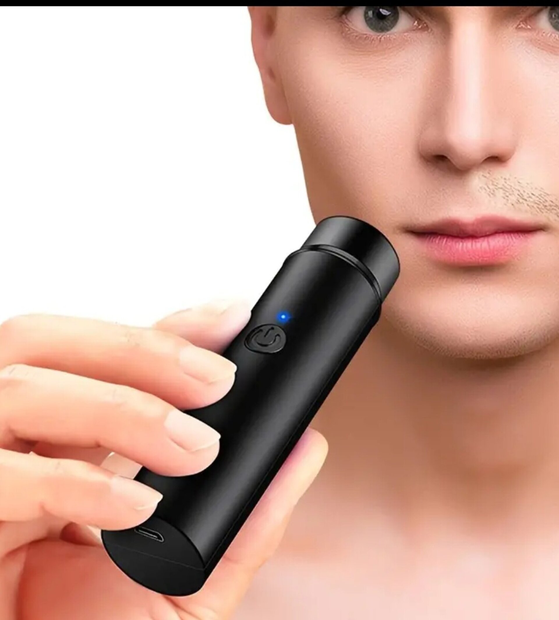 Afeitadora Eléctrica Mini Larga Negra - 4