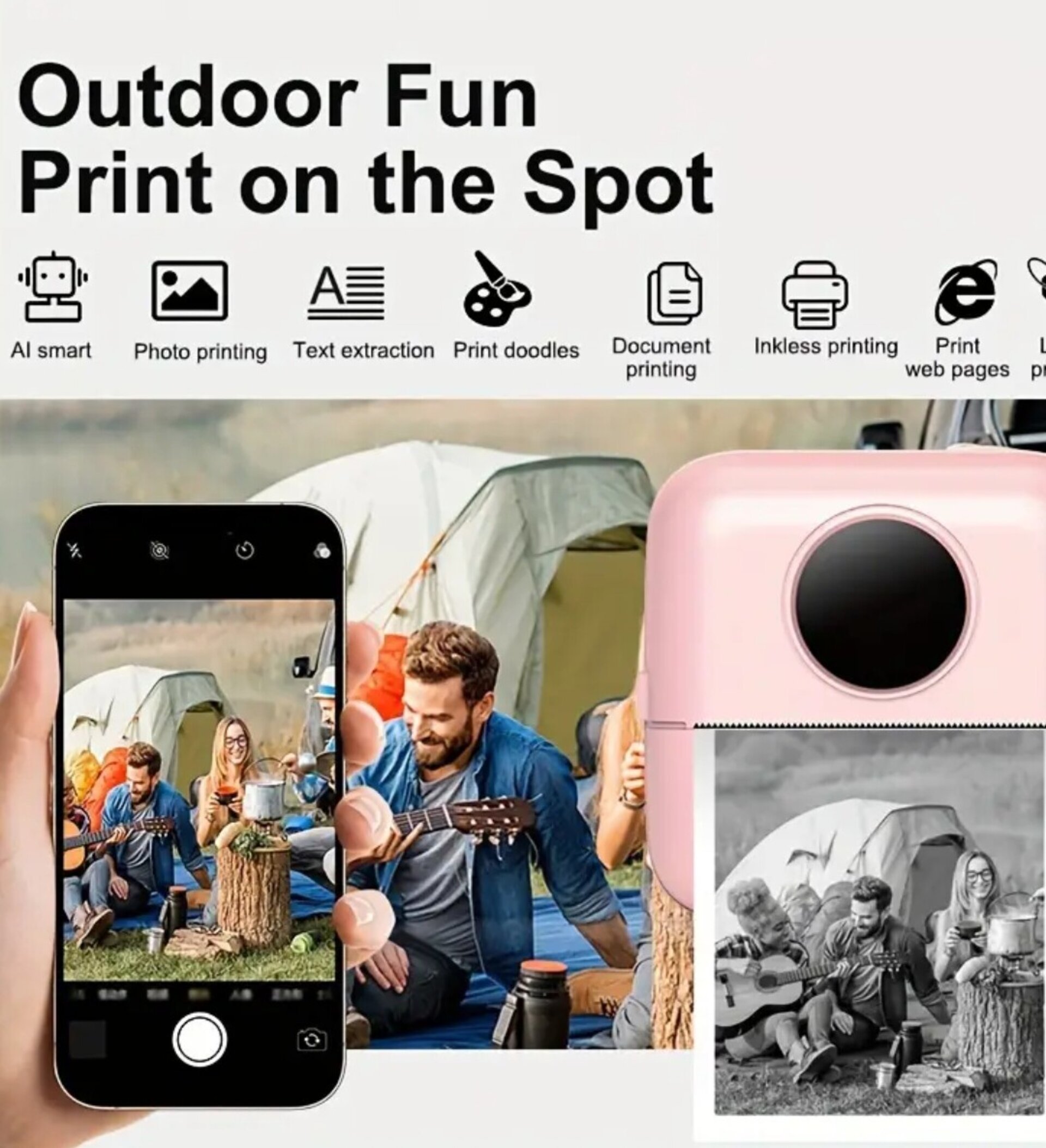 Impresora Termica Rosa Total - 3