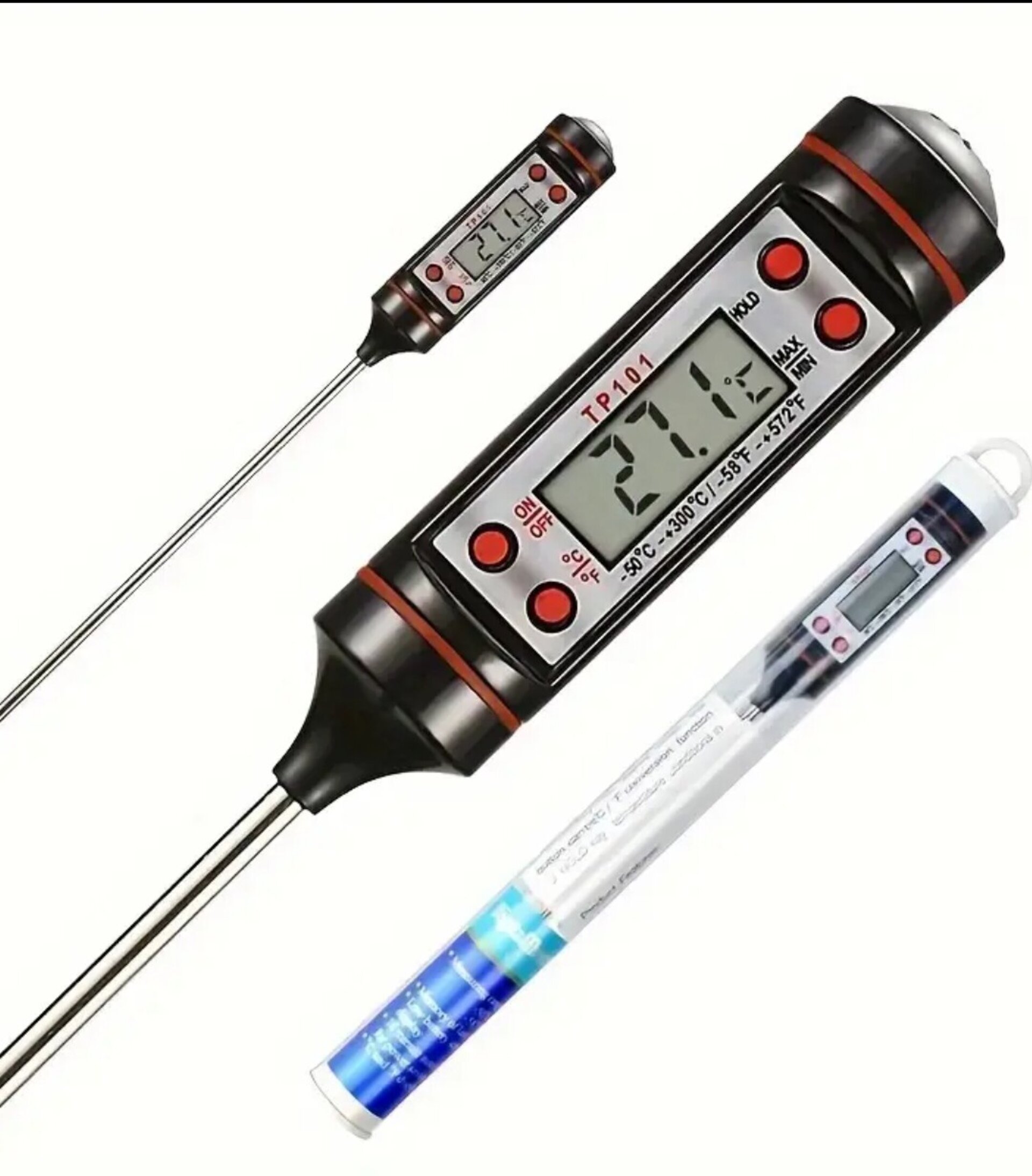 Termómetro De Cocina Negro - 5