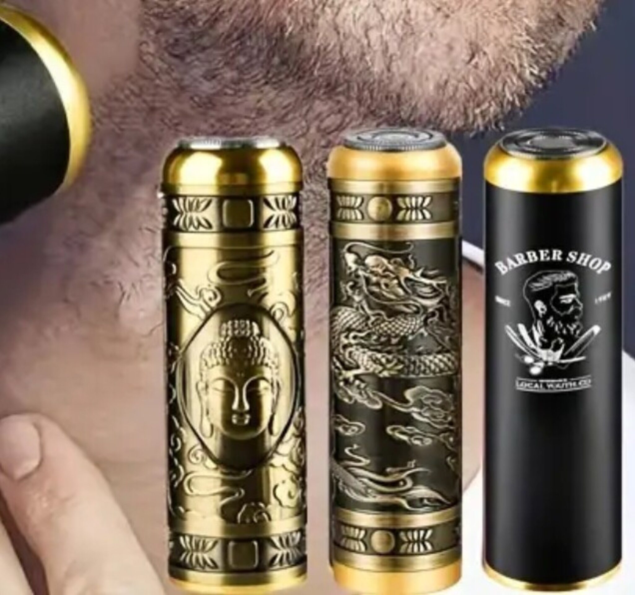 Afeitadora Eléctrica Mini Larga Oro - 3