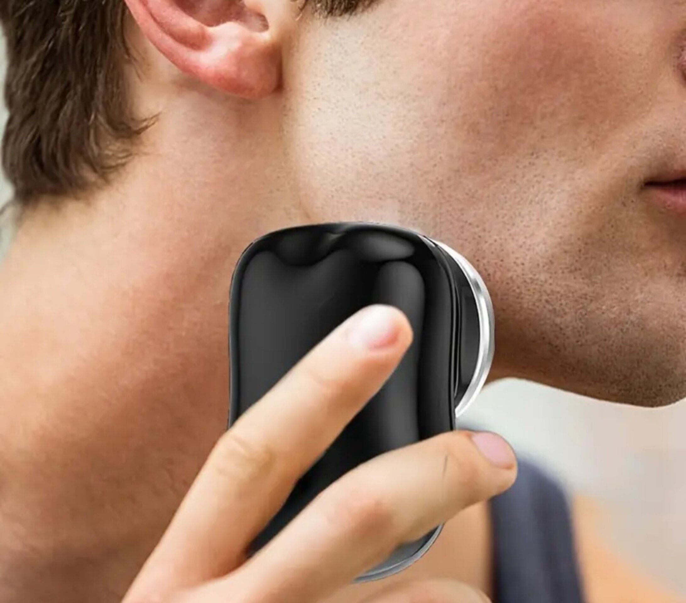 Afeitadora Eléctrica Mini Negra - 5