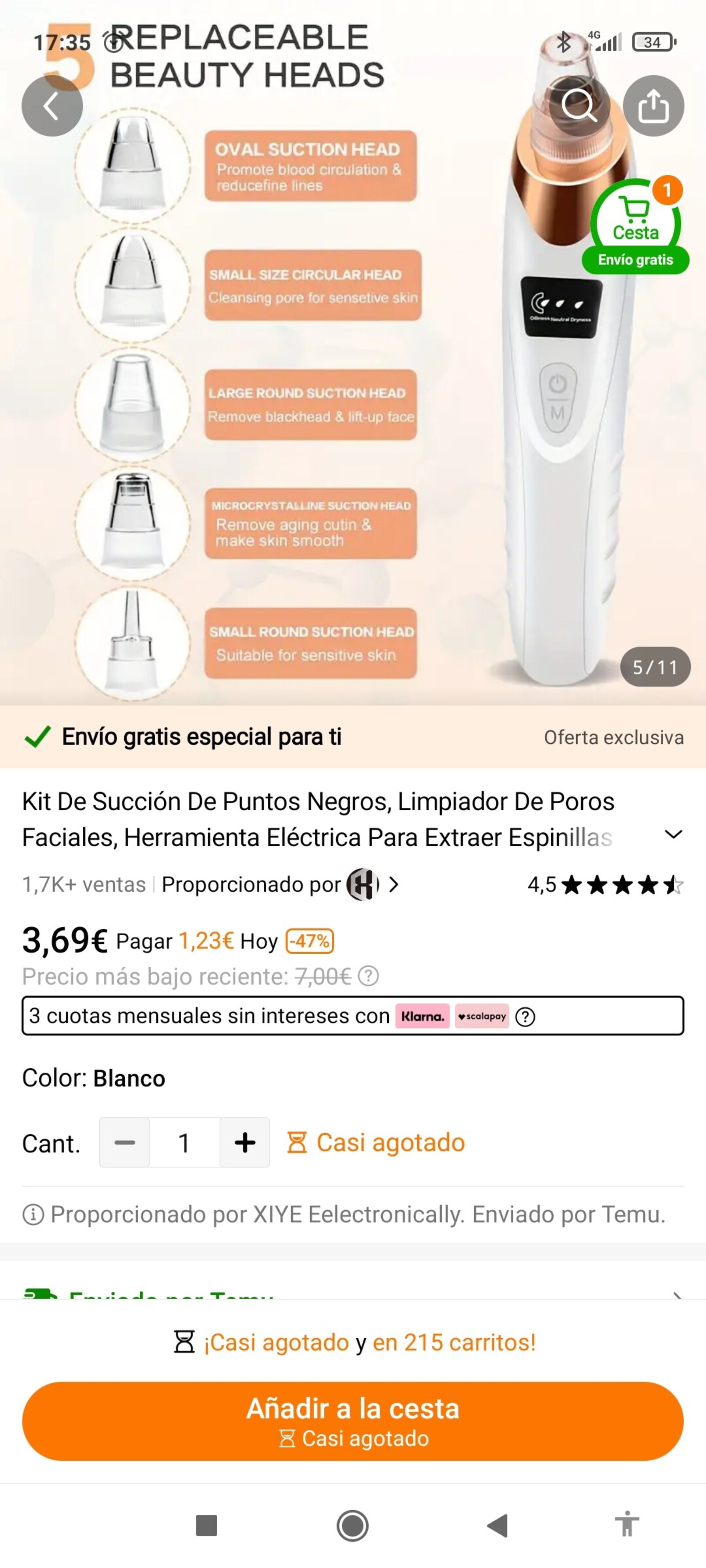 Maquina Aspiradora De Puntos Negros - 3