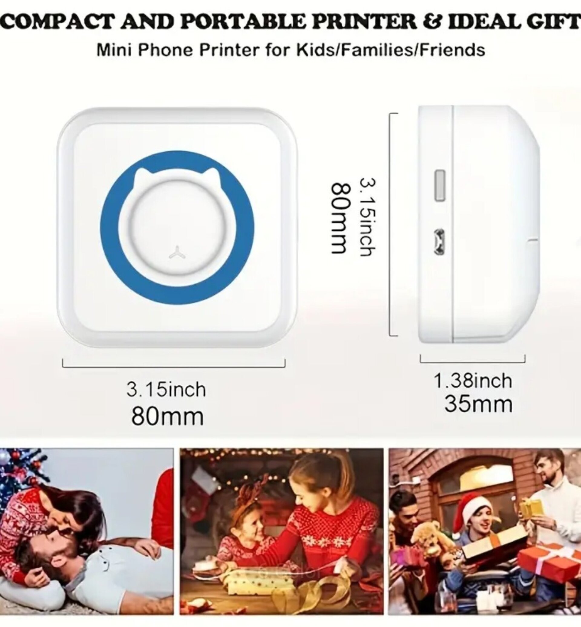 Impresora Termica Azul - 3