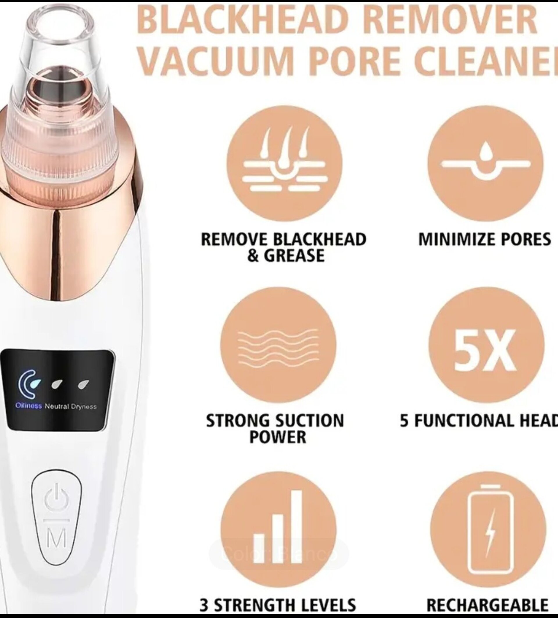 Maquina Aspiradora De Puntos Negros - 6