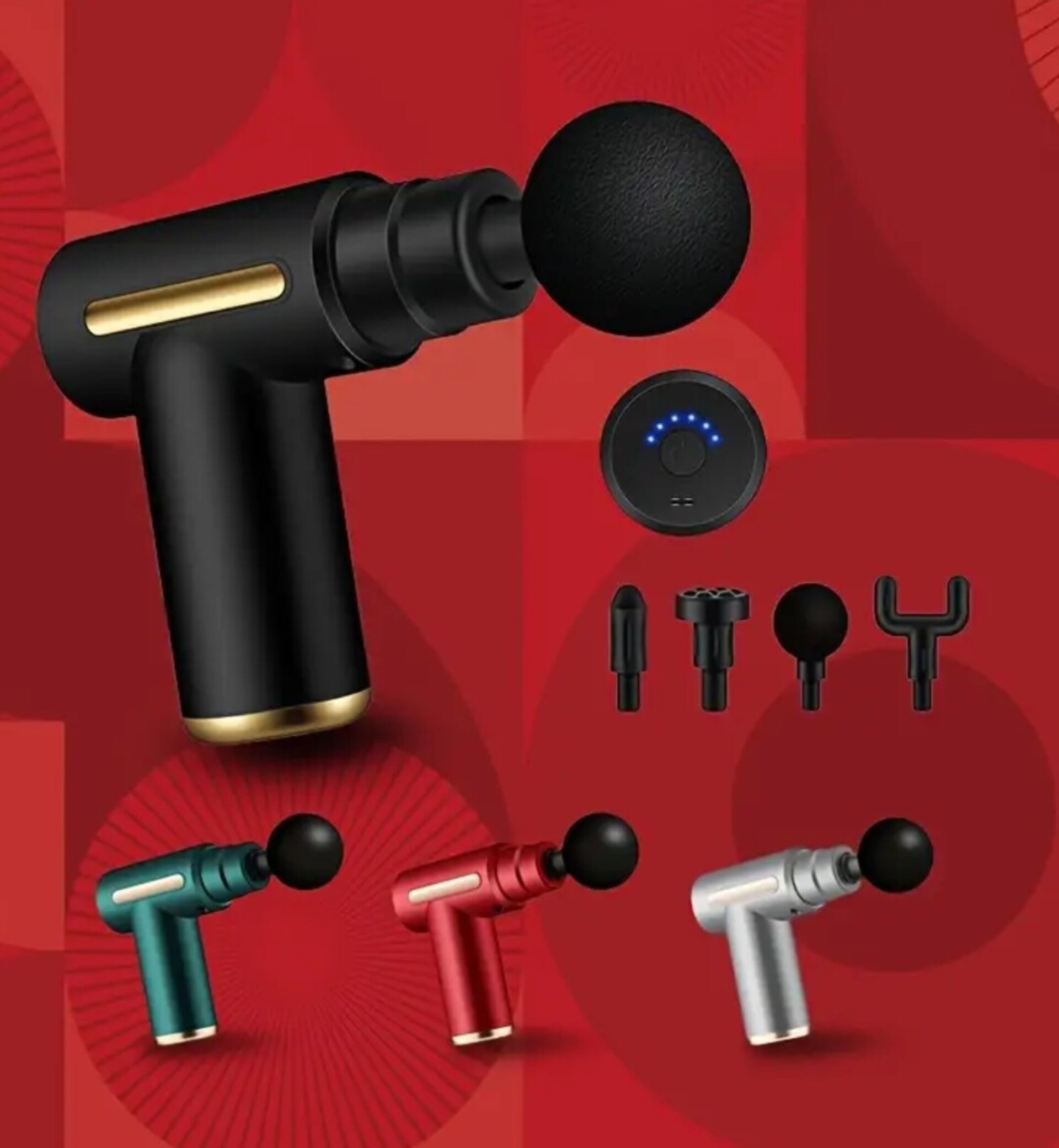 Masajeador Inalámbrico Gris - 8