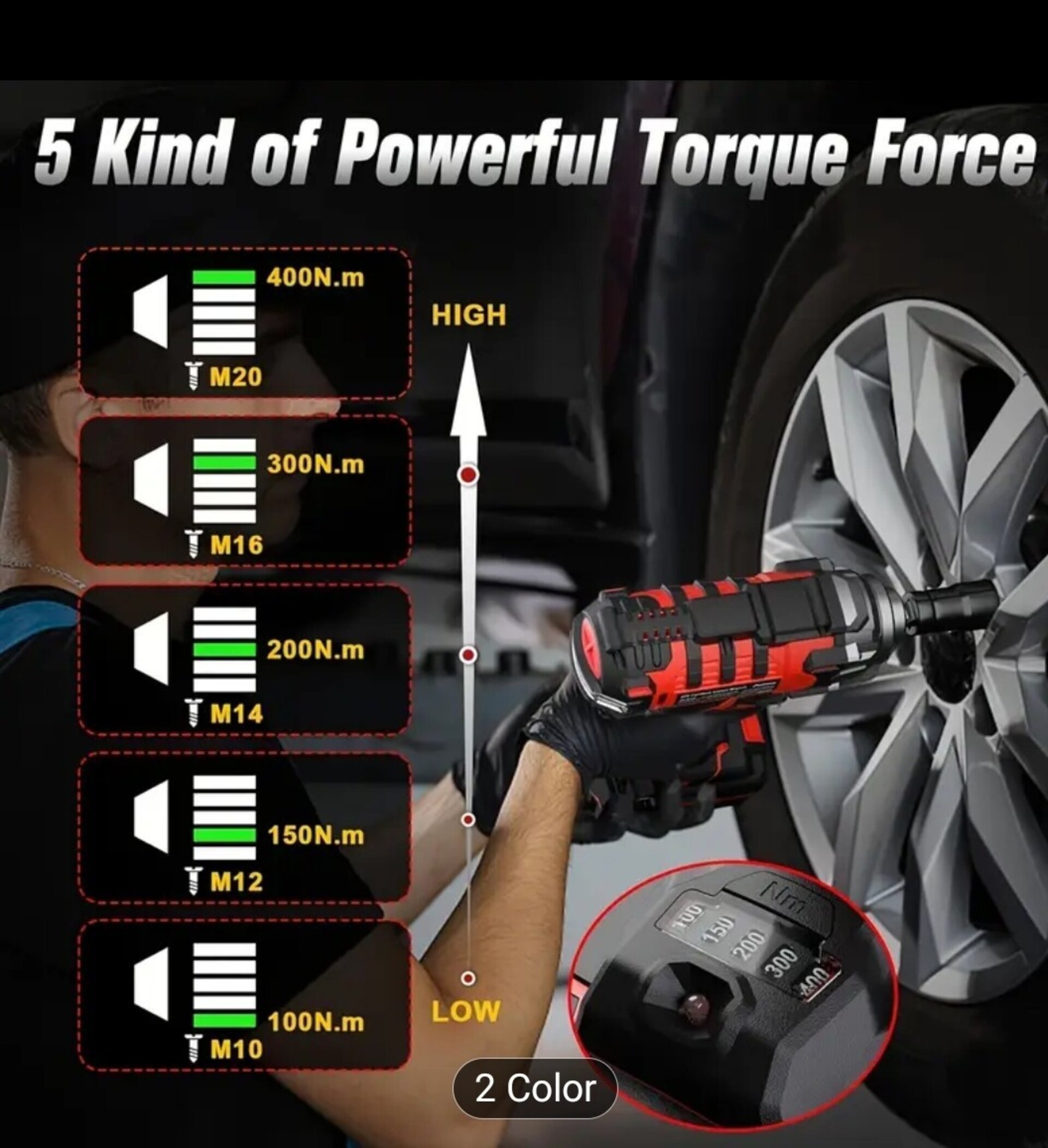 Llave De Impacto Azul - 3