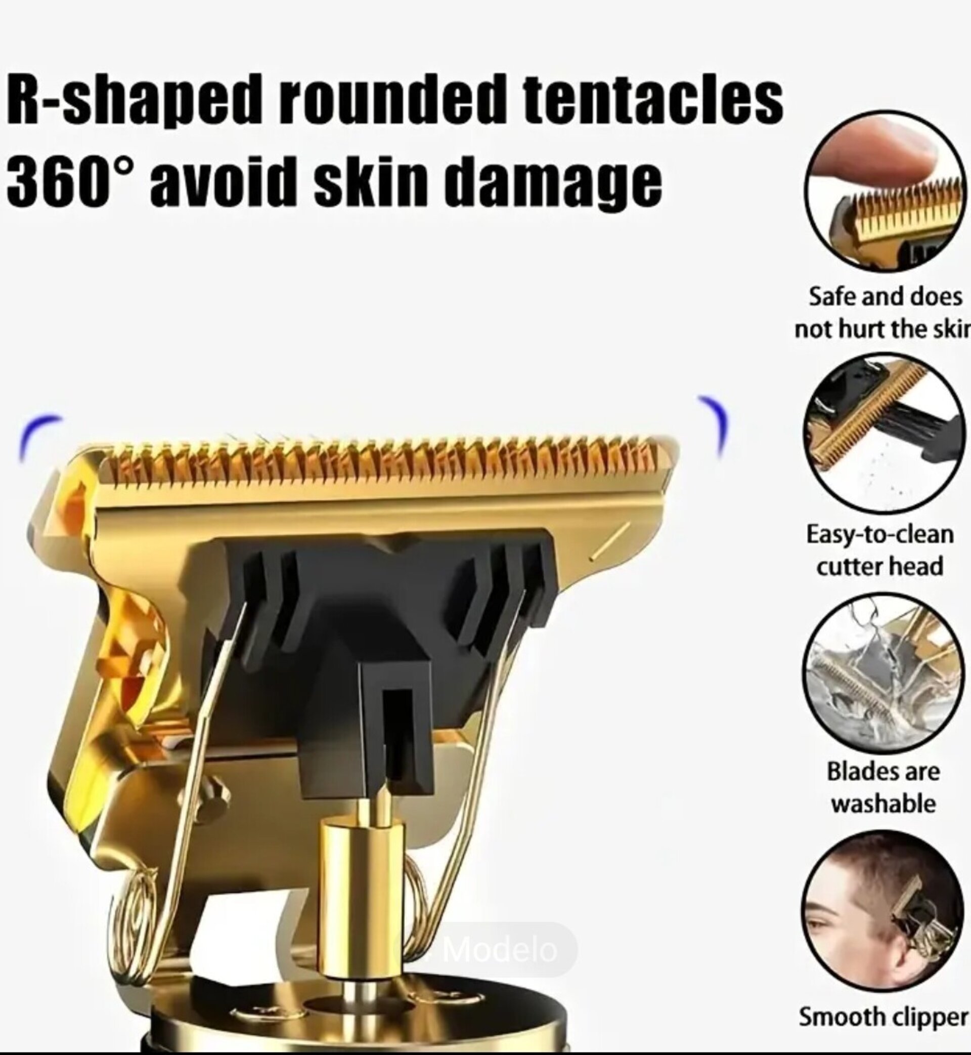 Afeitadora Eléctrica Dragon Dorada - 2