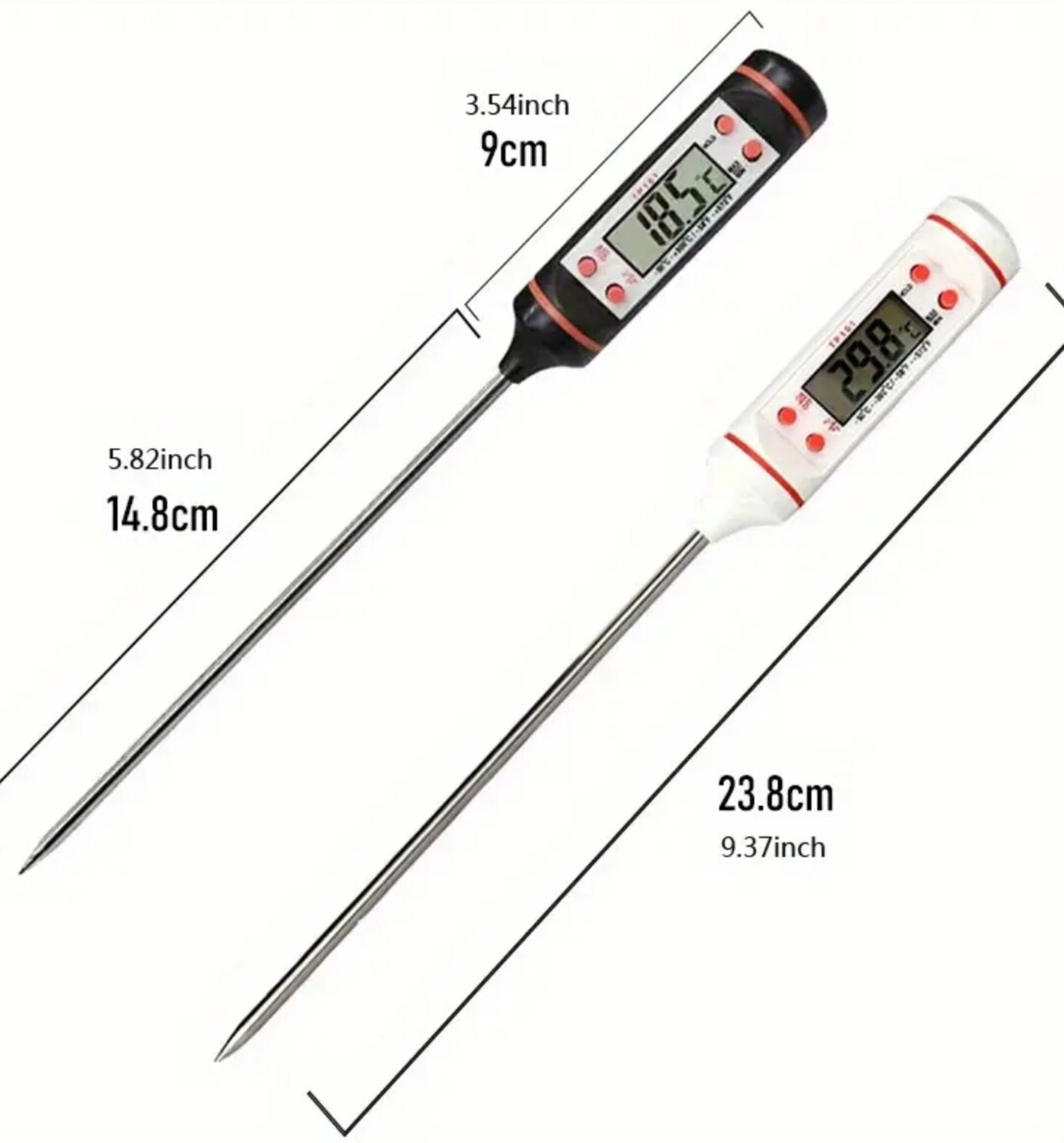 Termómetro De Cocina Negro - 7