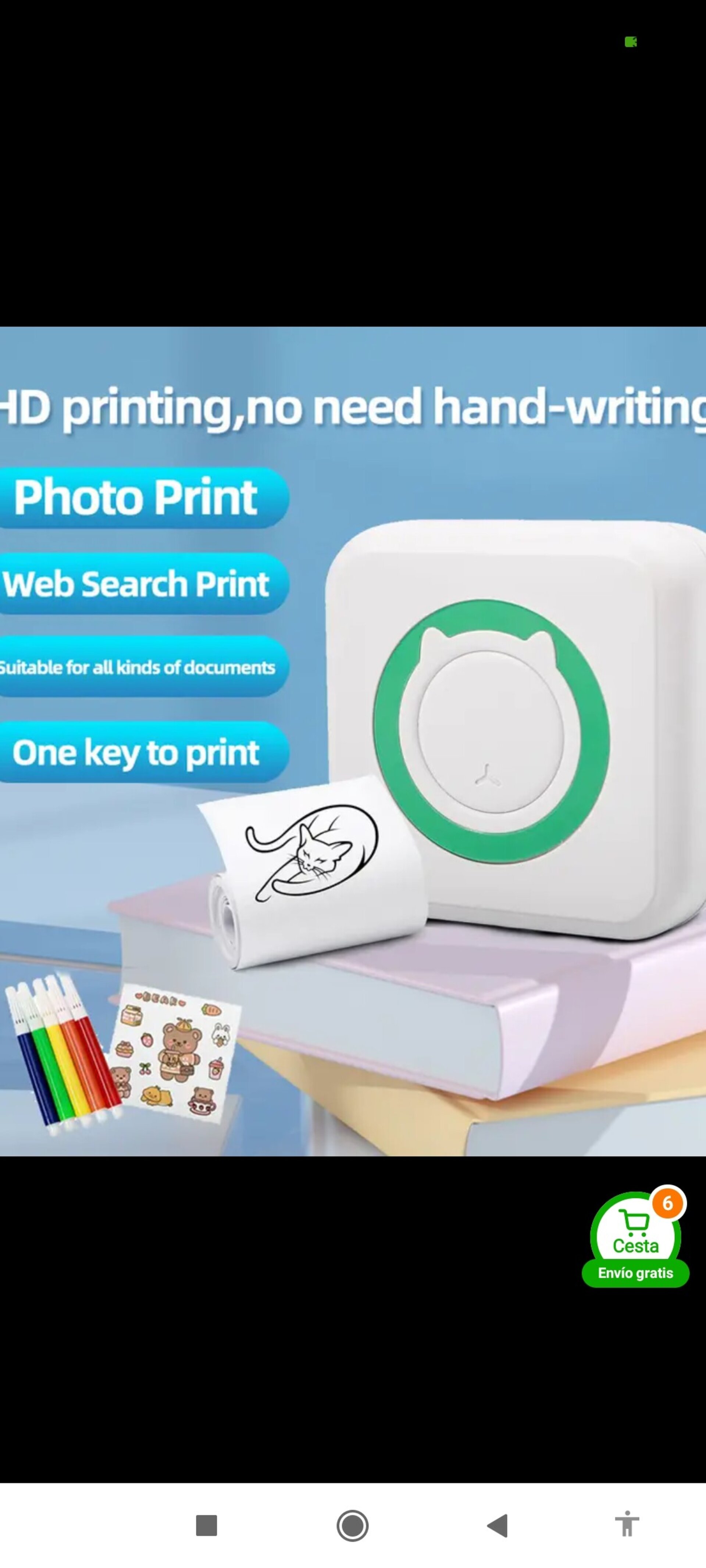 Impresora Termica Verde - 3