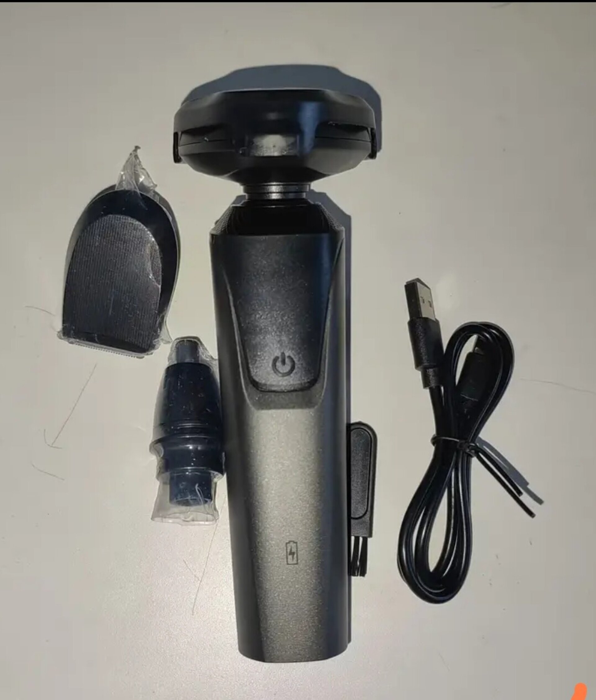 Afeitadora Carga USB  Negra 3 en 1 - 7