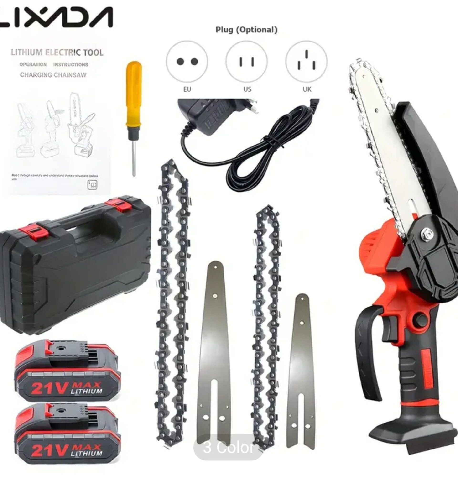 Motosierra Mini LIXADA Roja Star - 10