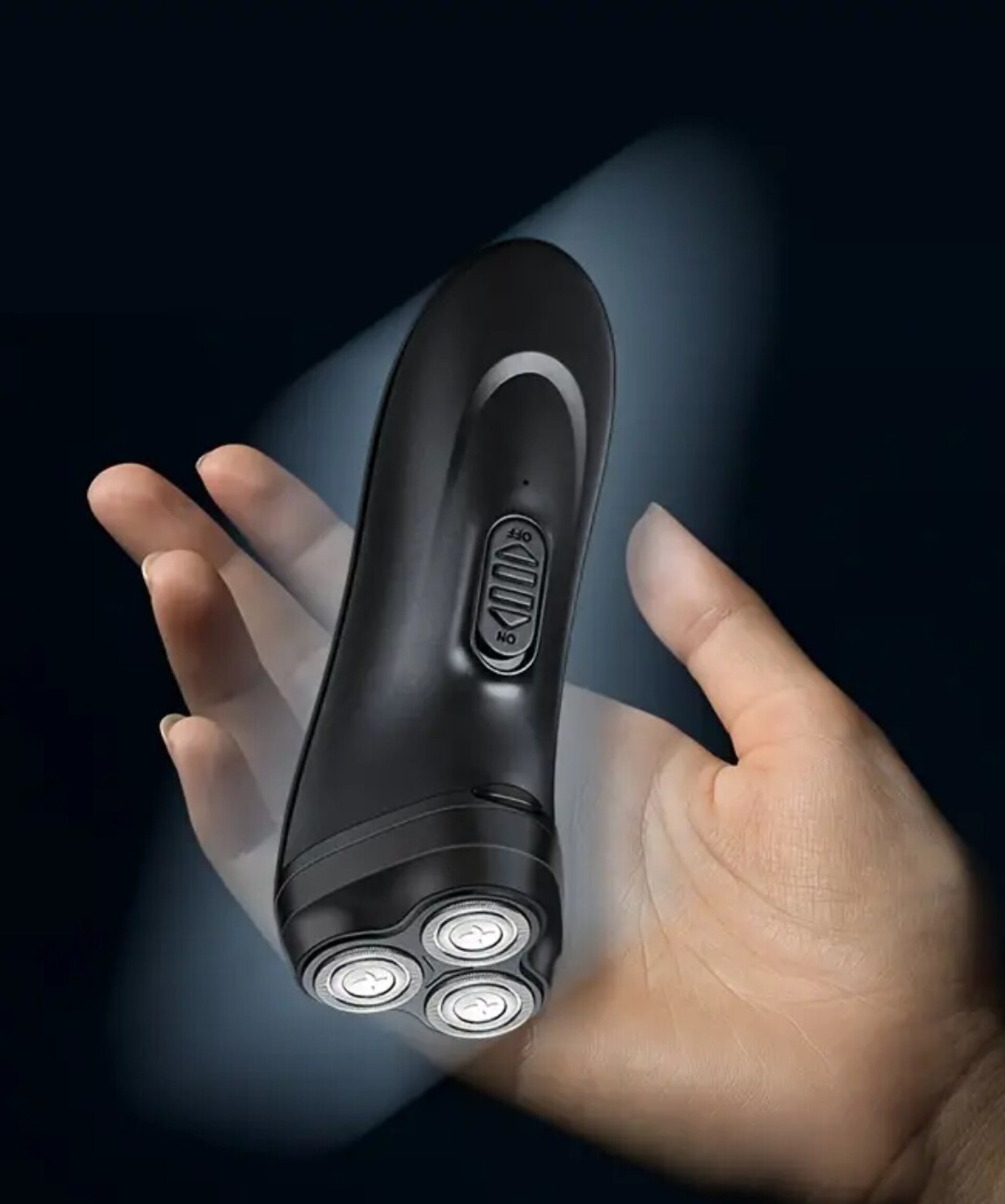 Afeitadora Eléctrica Negra 3 Cabezales - 5