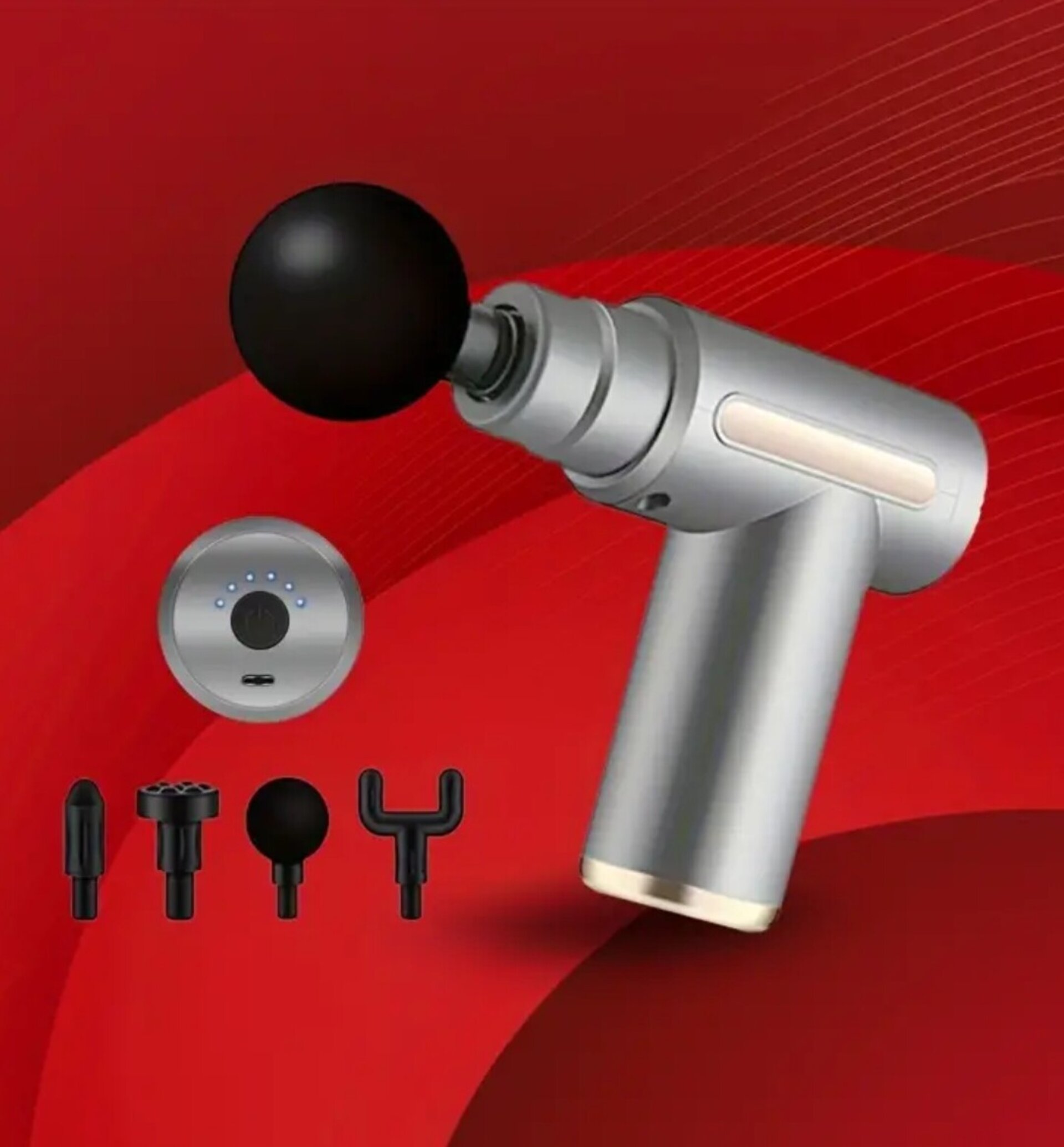 Masajeador Inalámbrico Gris - 4