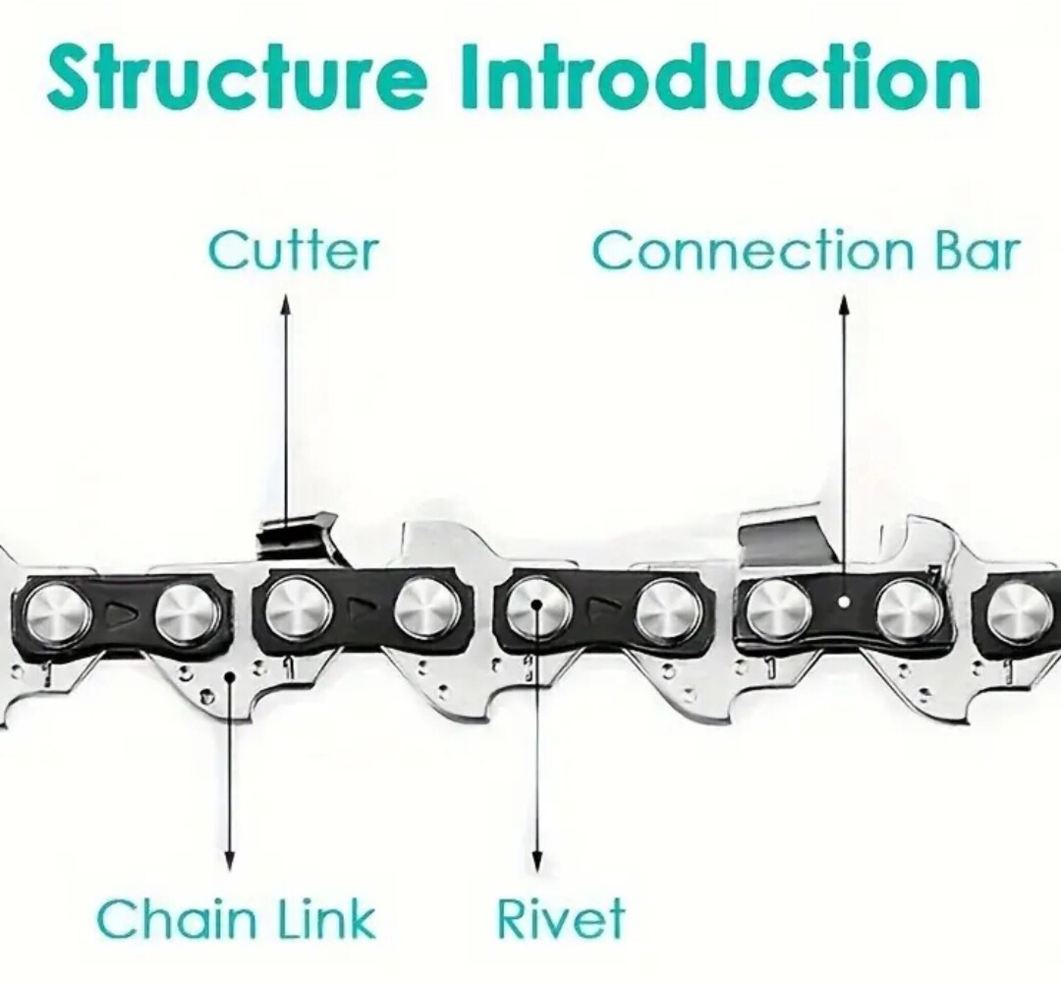 Sierra De Cadena 8 Pulgadas - 3