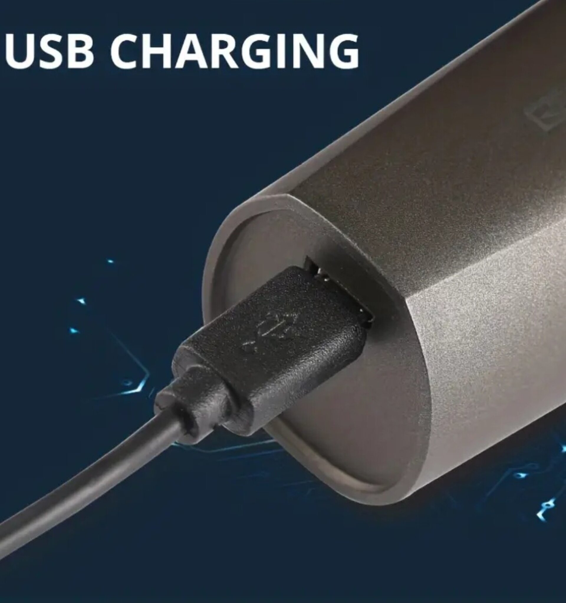 Afeitadora Carga USB  Azul 3 en 1 - 8