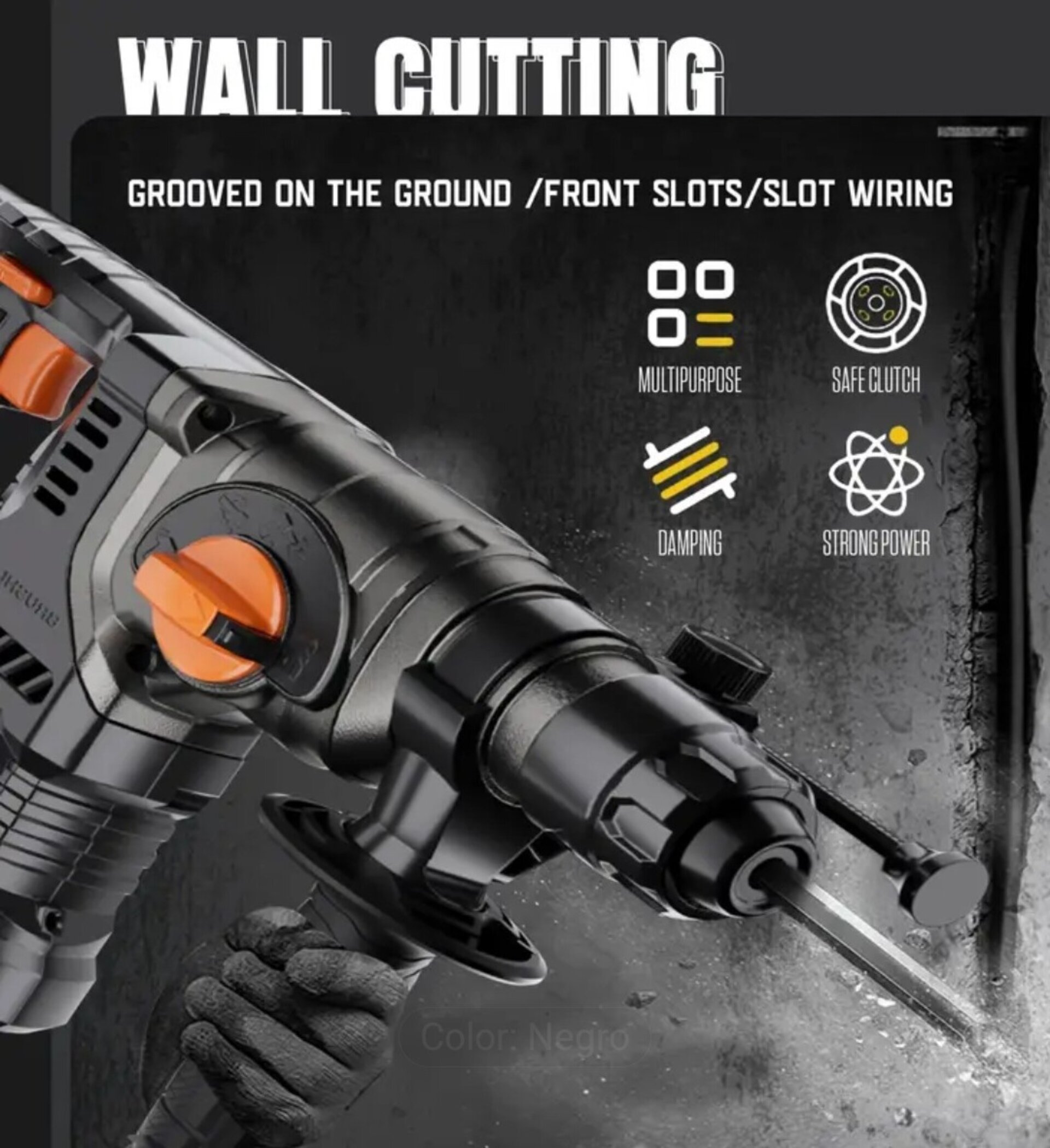 Taladro Percutor Inalámbrico Profesional - 4