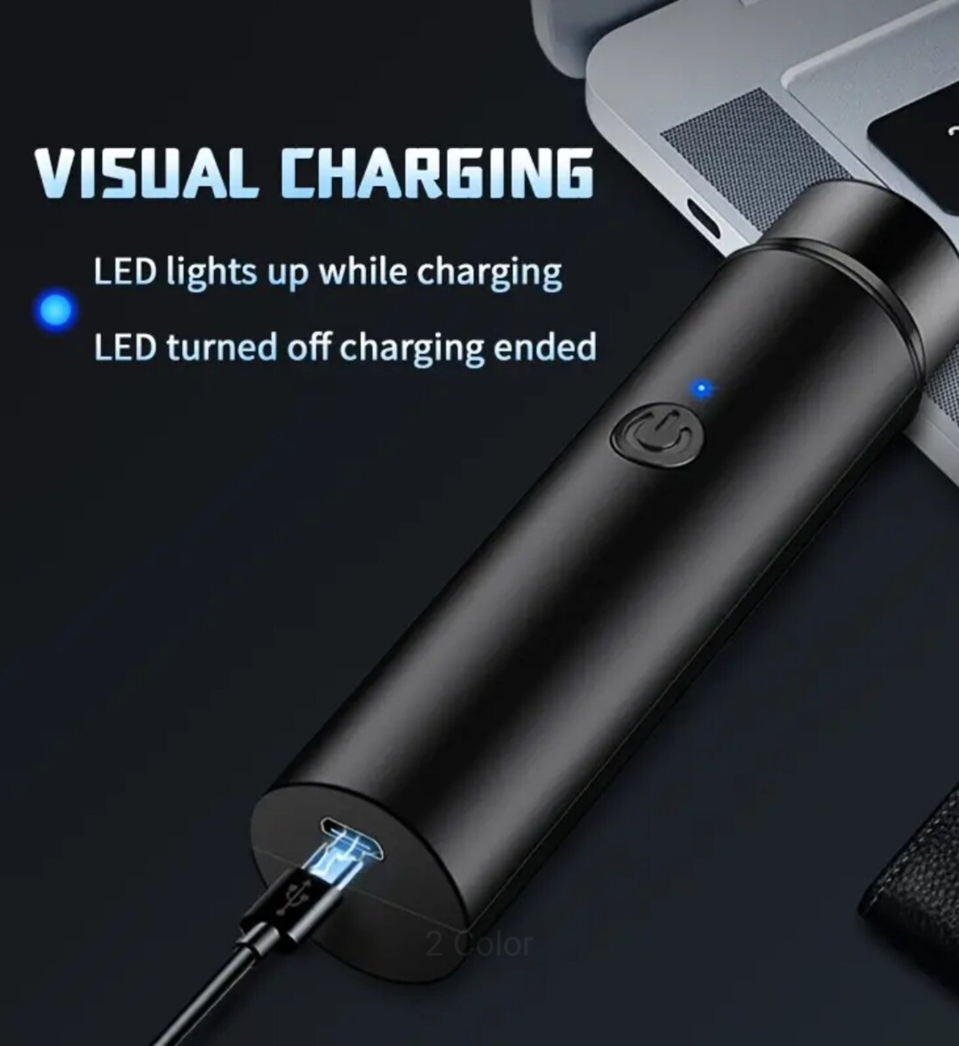 Afeitadora Eléctrica Mini Larga Negra - 2