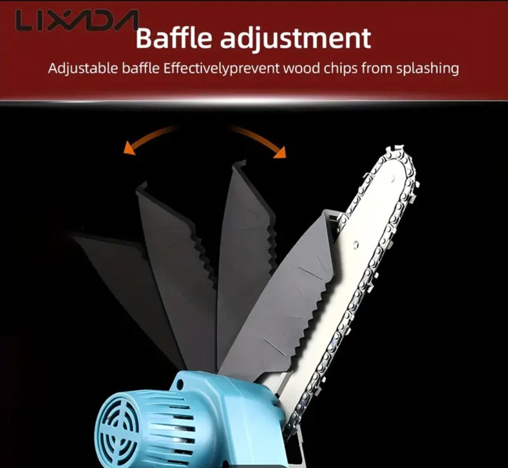 Motosierra Mini LIXADA Roja Star - 8