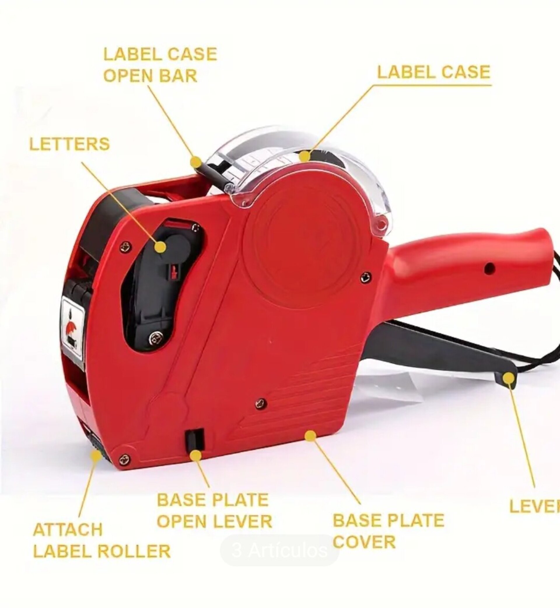 Maquina De Etiquetas Roja - 6