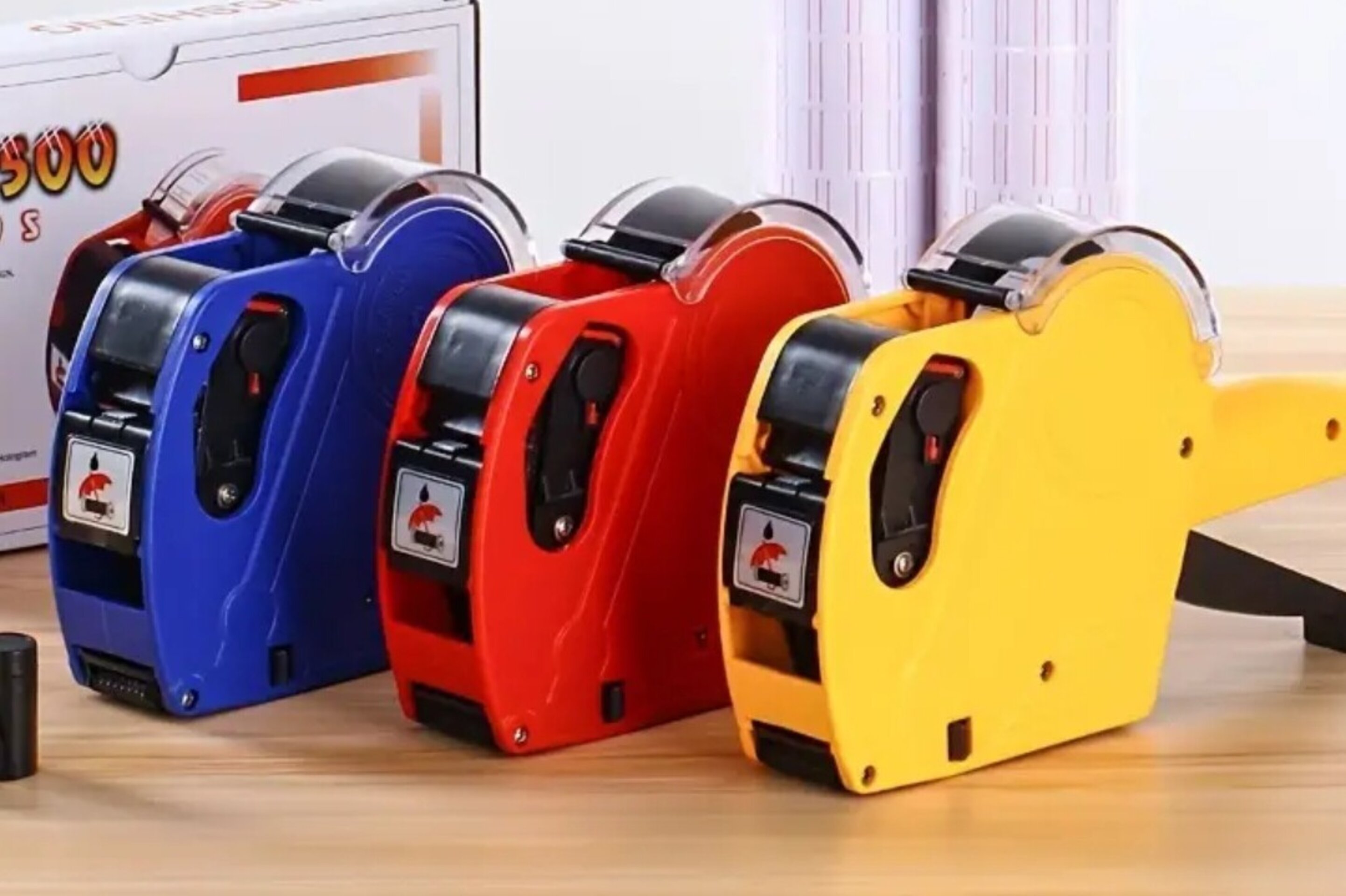 Maquina De Etiquetas Azul - 6