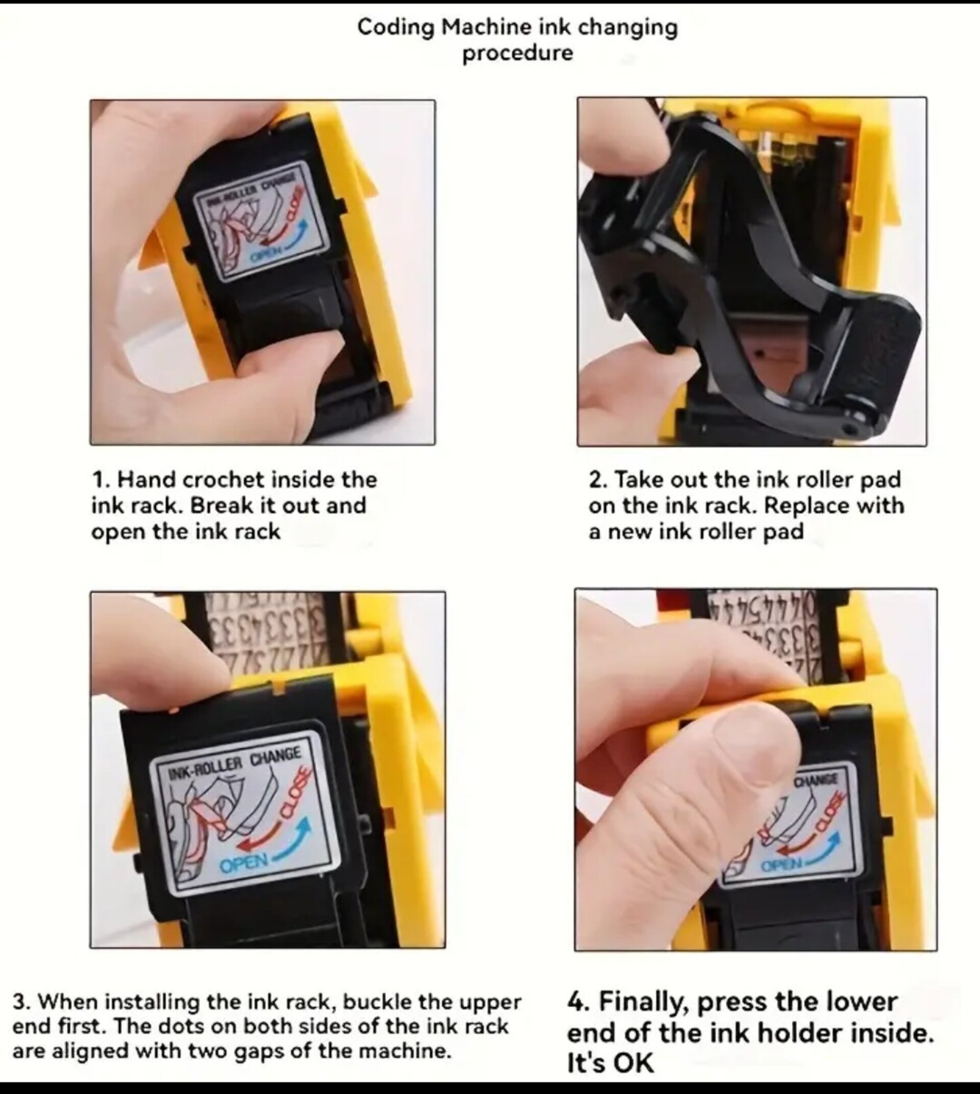 Maquina De Etiquetas Amarilla 1 - 5