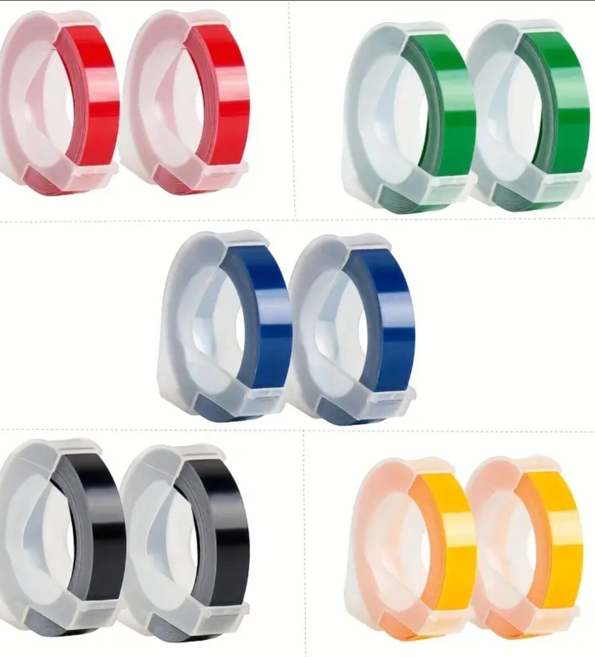 Cinta De Relieve 3D Amarilla - 3