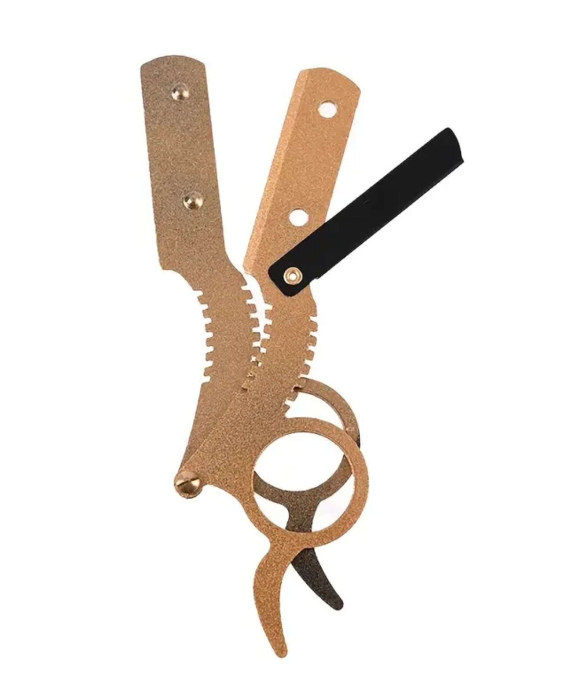 Navaja De Afeitar Straight Oro - 2