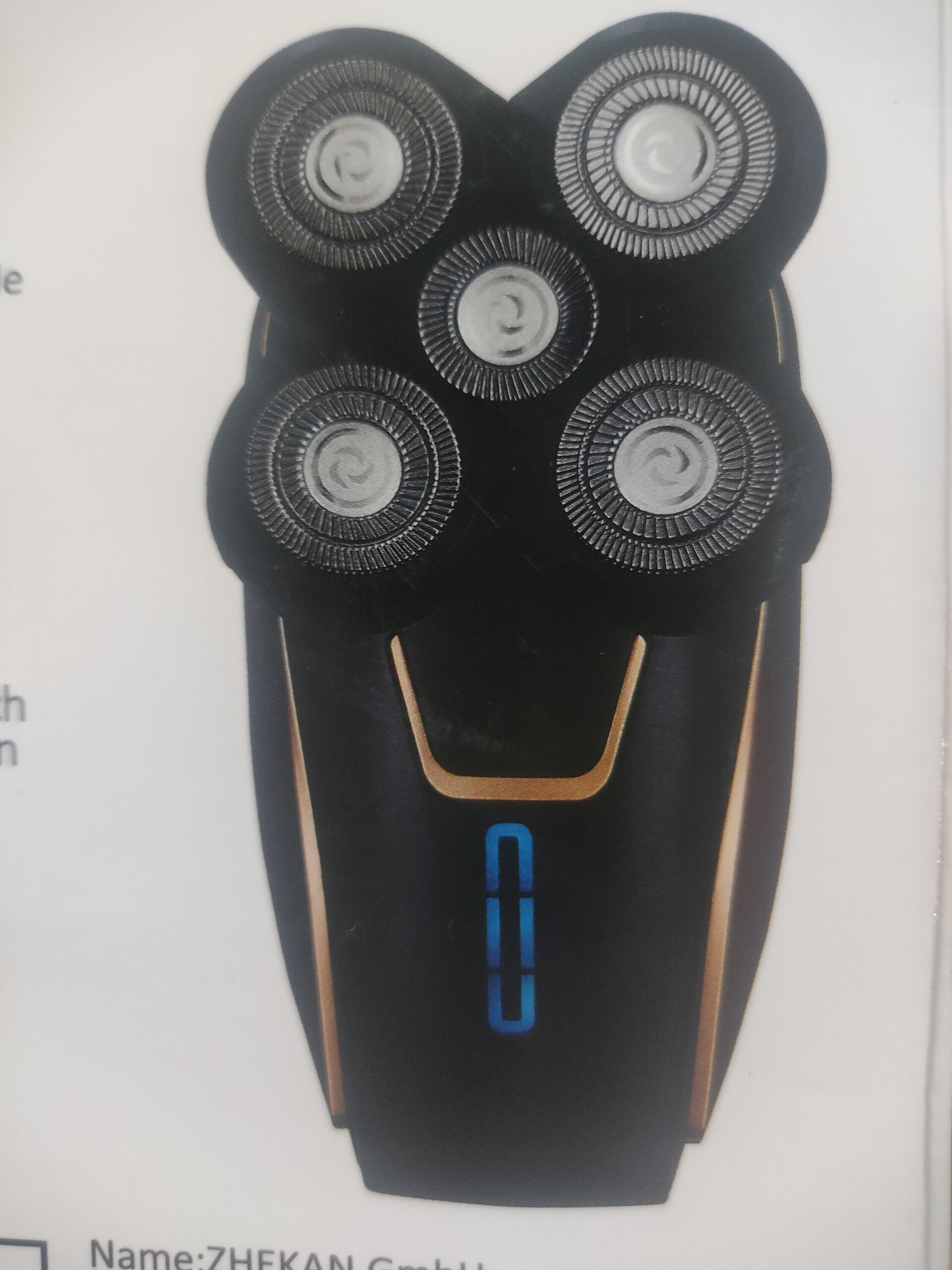 Afeitadora Usb Negra 5 Cabezales - 4