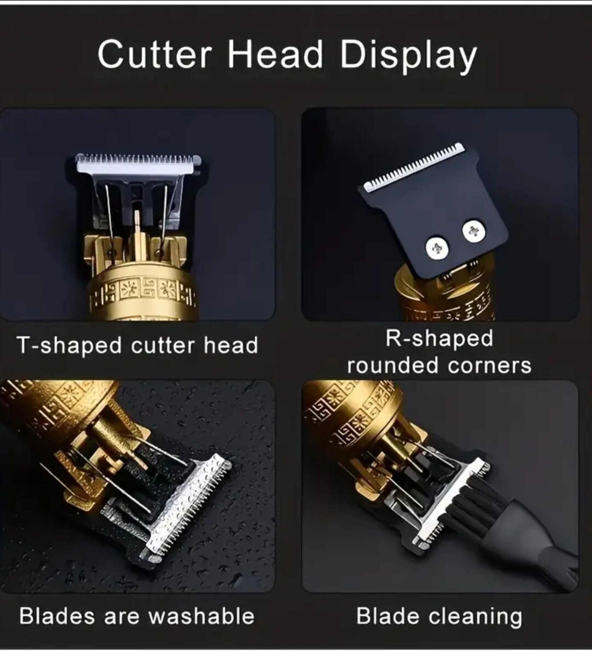 Afeitadora Eléctrica Dragon Dorada - 7