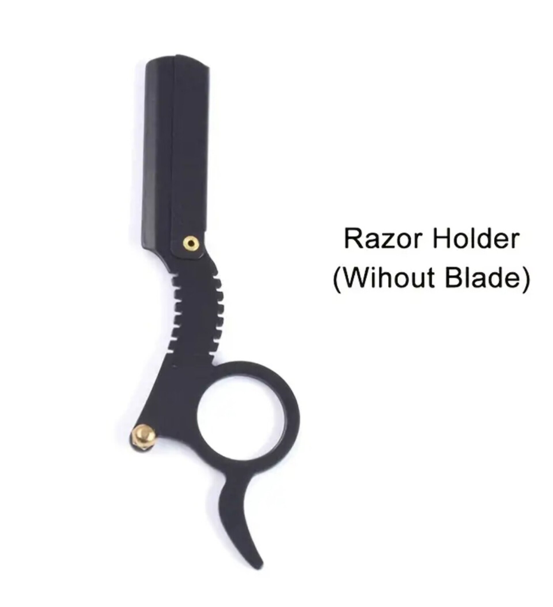 Navaja De Afeitar Straight Negra - 4