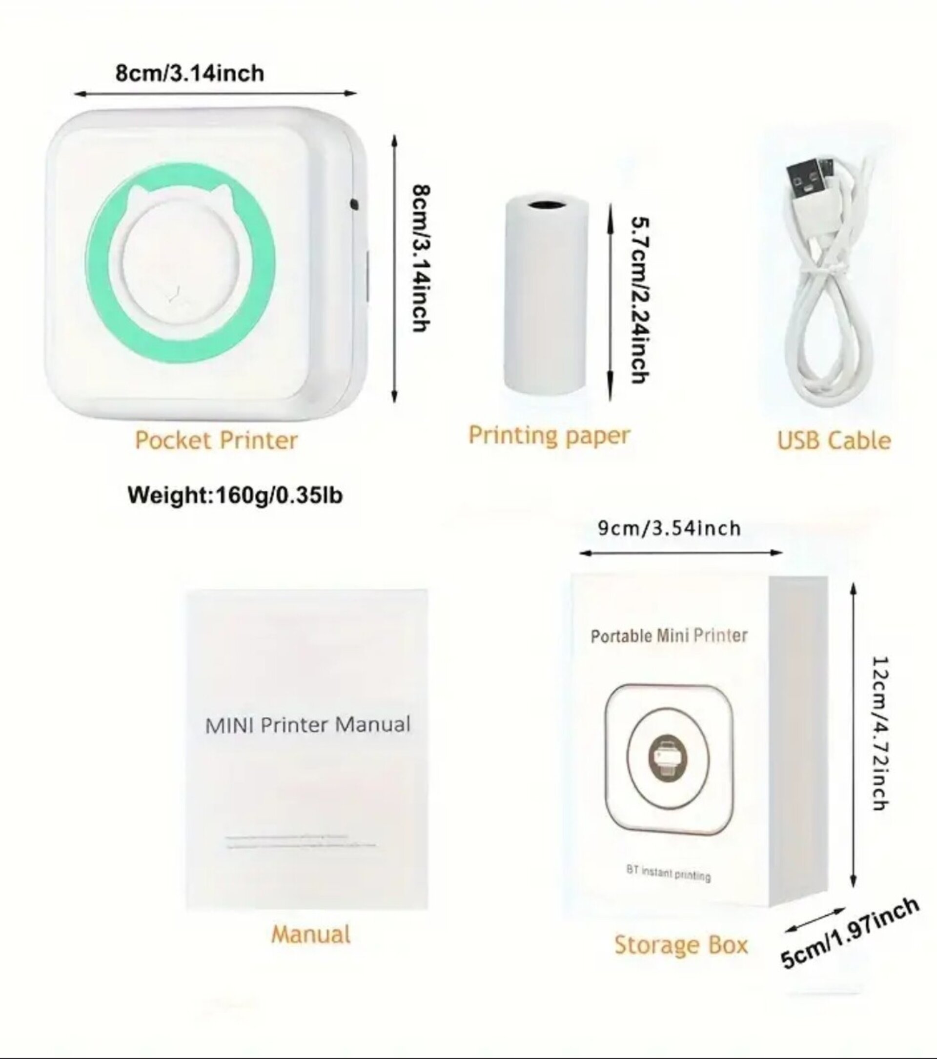 Impresora Termica Rosa - 6