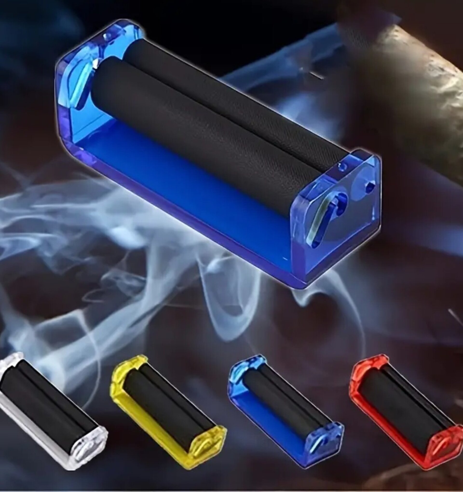 Maquina De Tabaco Azul Roja 78mm - 4