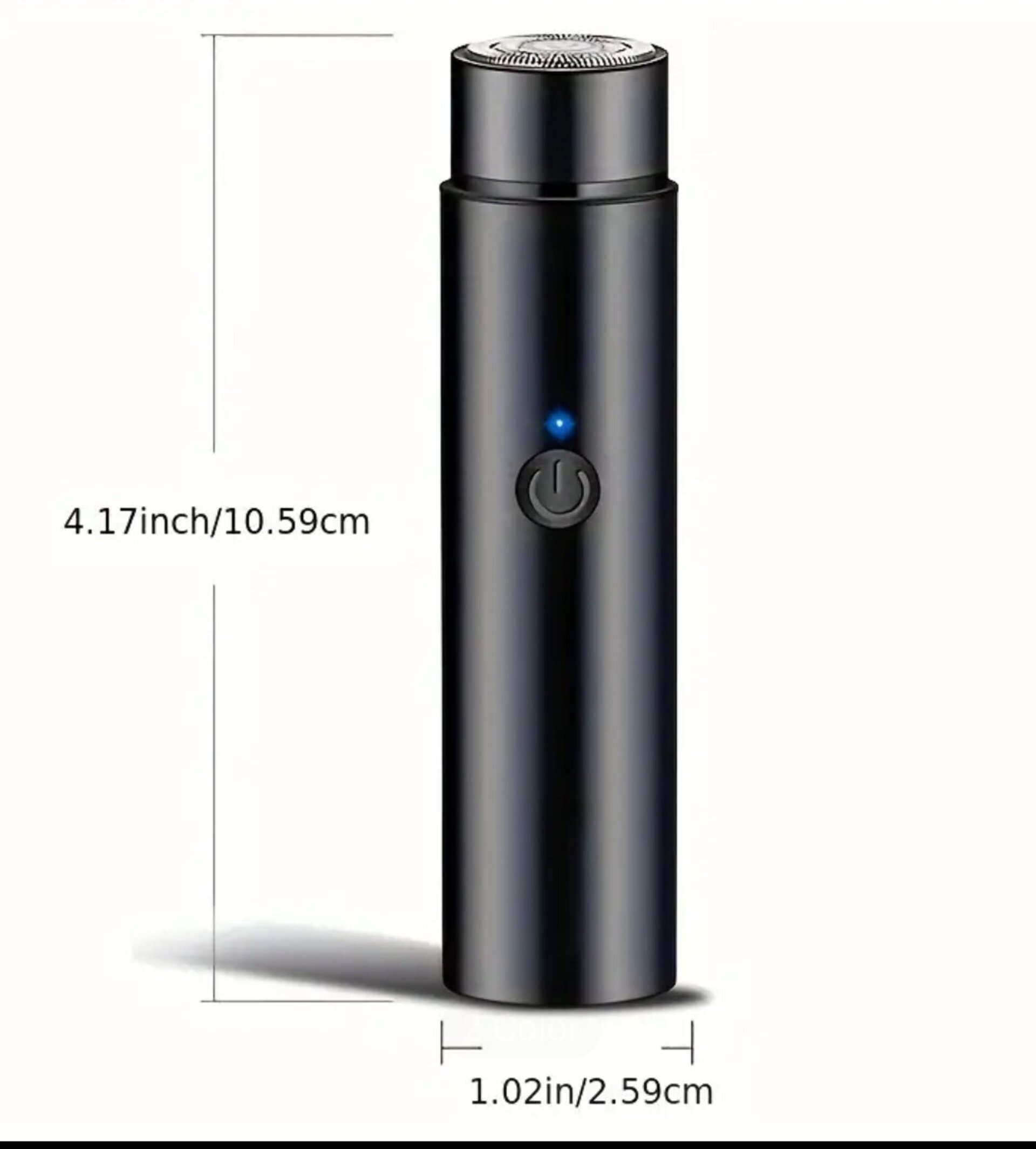 Afeitadora Eléctrica Mini Larga Negra - 3