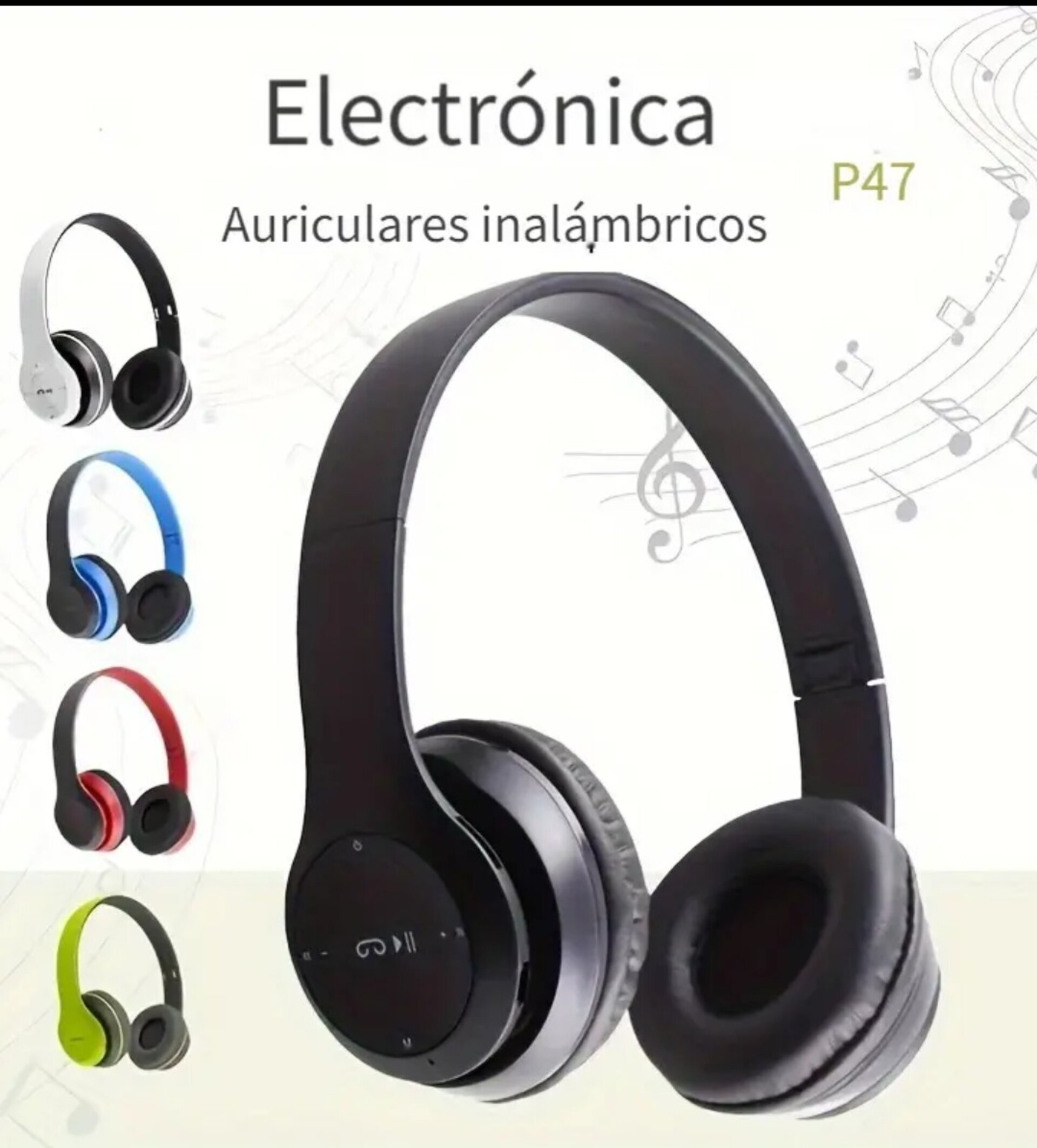Auriculares Inalámbricos Negros - 4