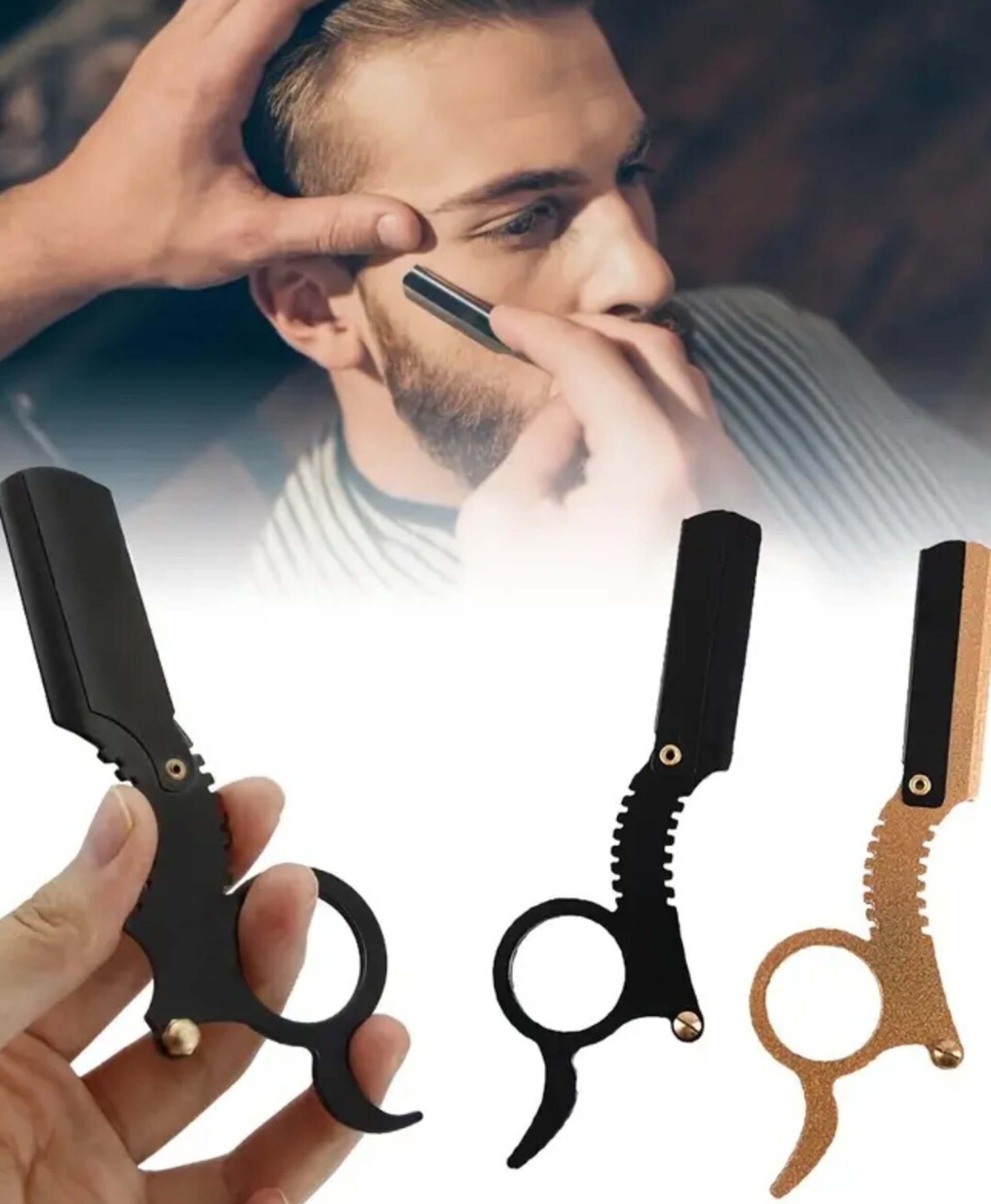 Navaja De Afeitar Straight Oro - 3