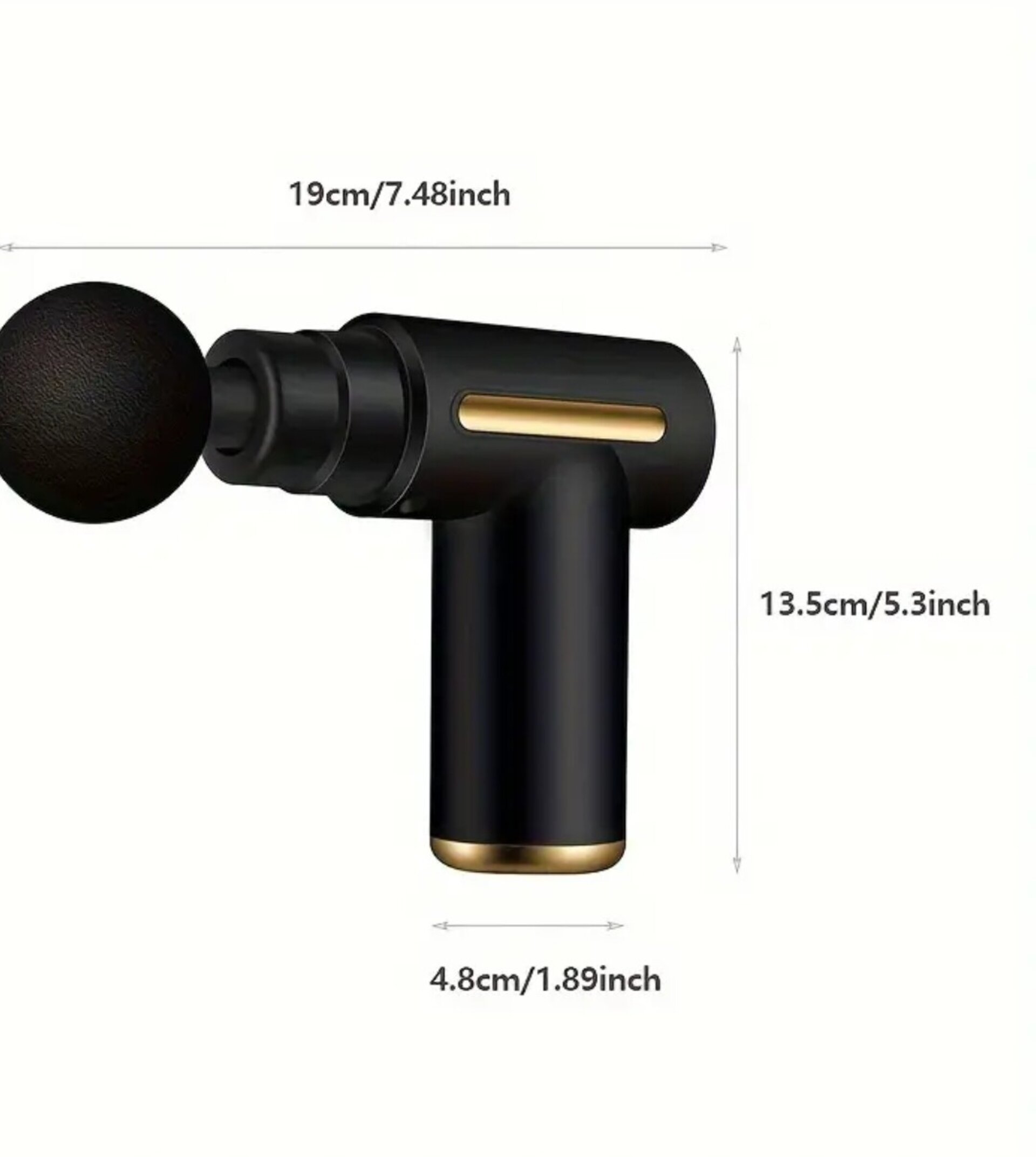 Masajeador Inalámbrico Negro - 4