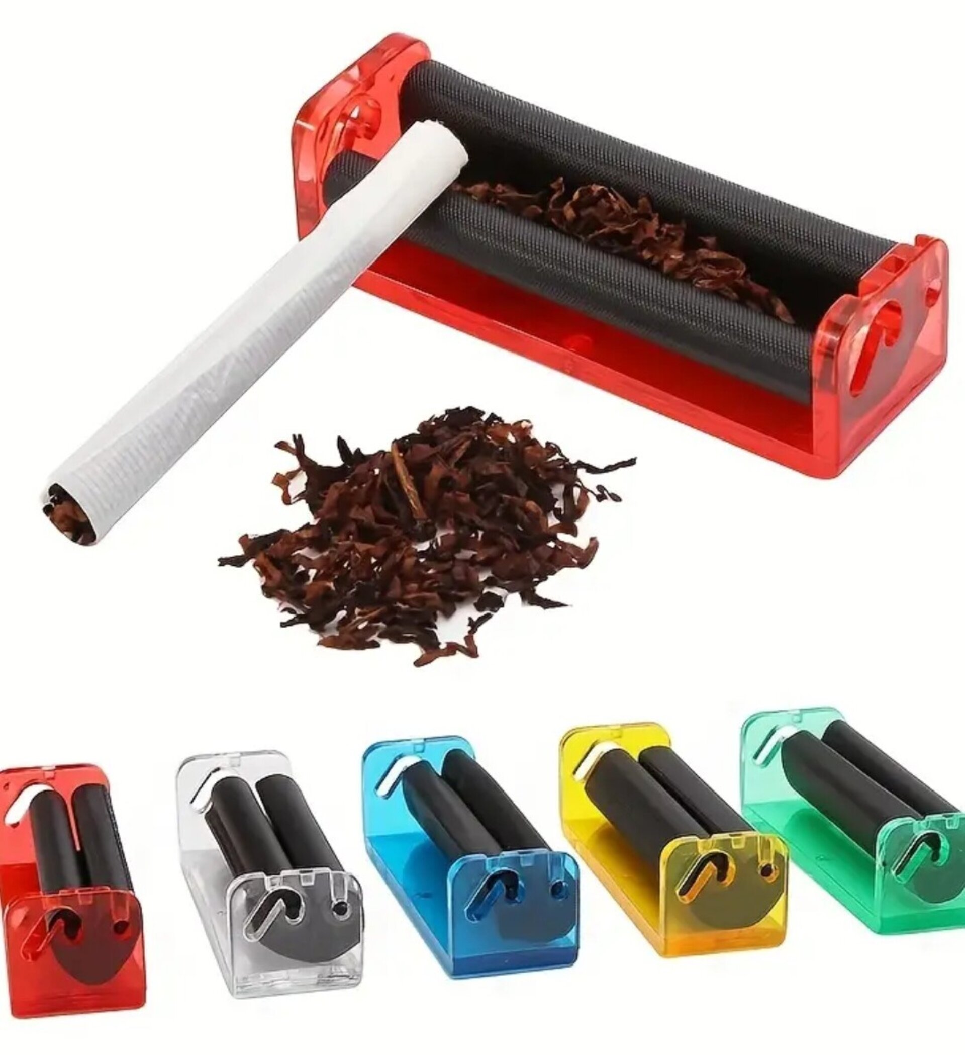 Maquina De Tabaco Azul Rulo 78mm - 6